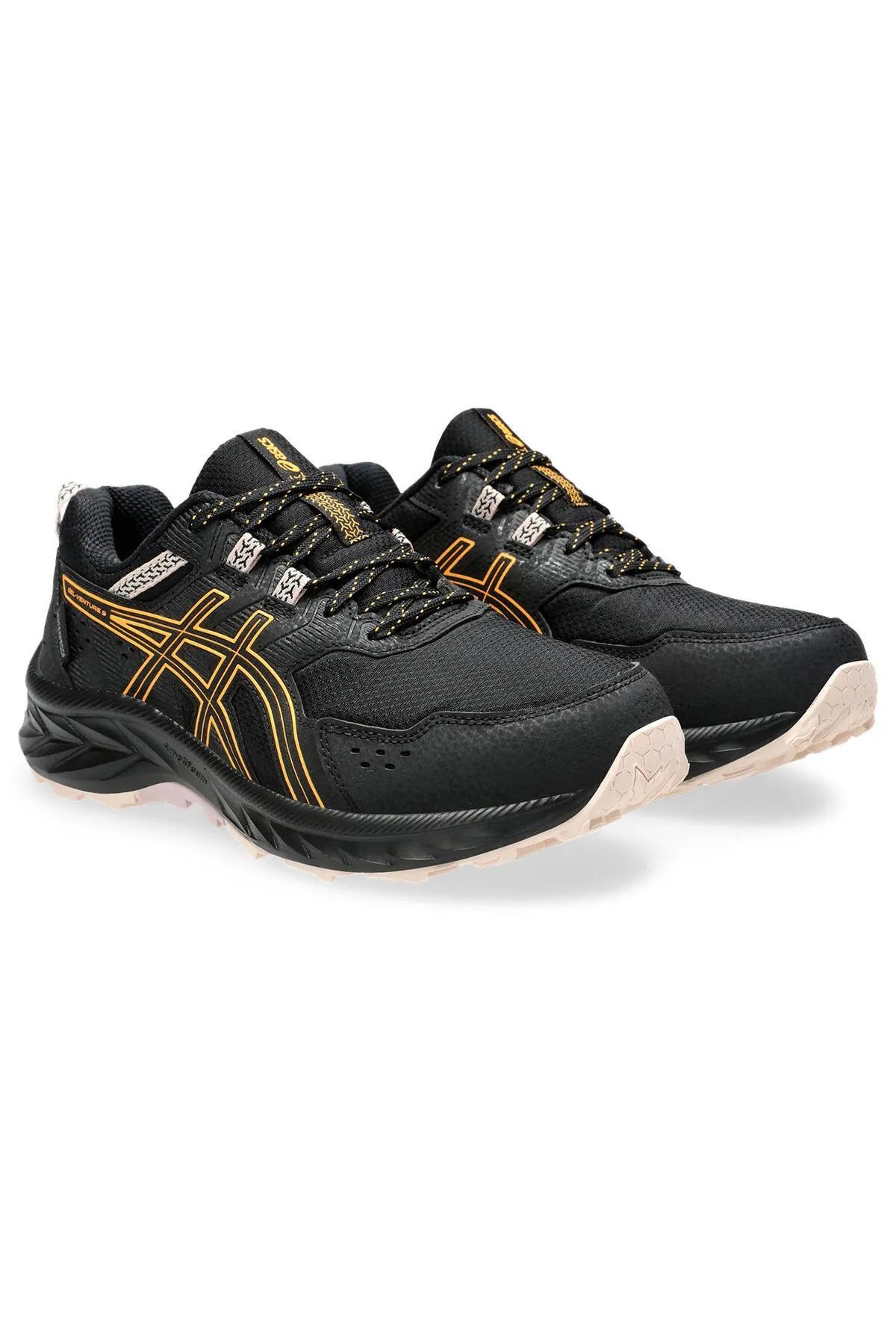Asics Asics Siyah 1012B519-004 Gel-Venture 9 Waterproof Kadın Koşu Ayakkabısı Sneaker | Flo Siyah - 4. görsel