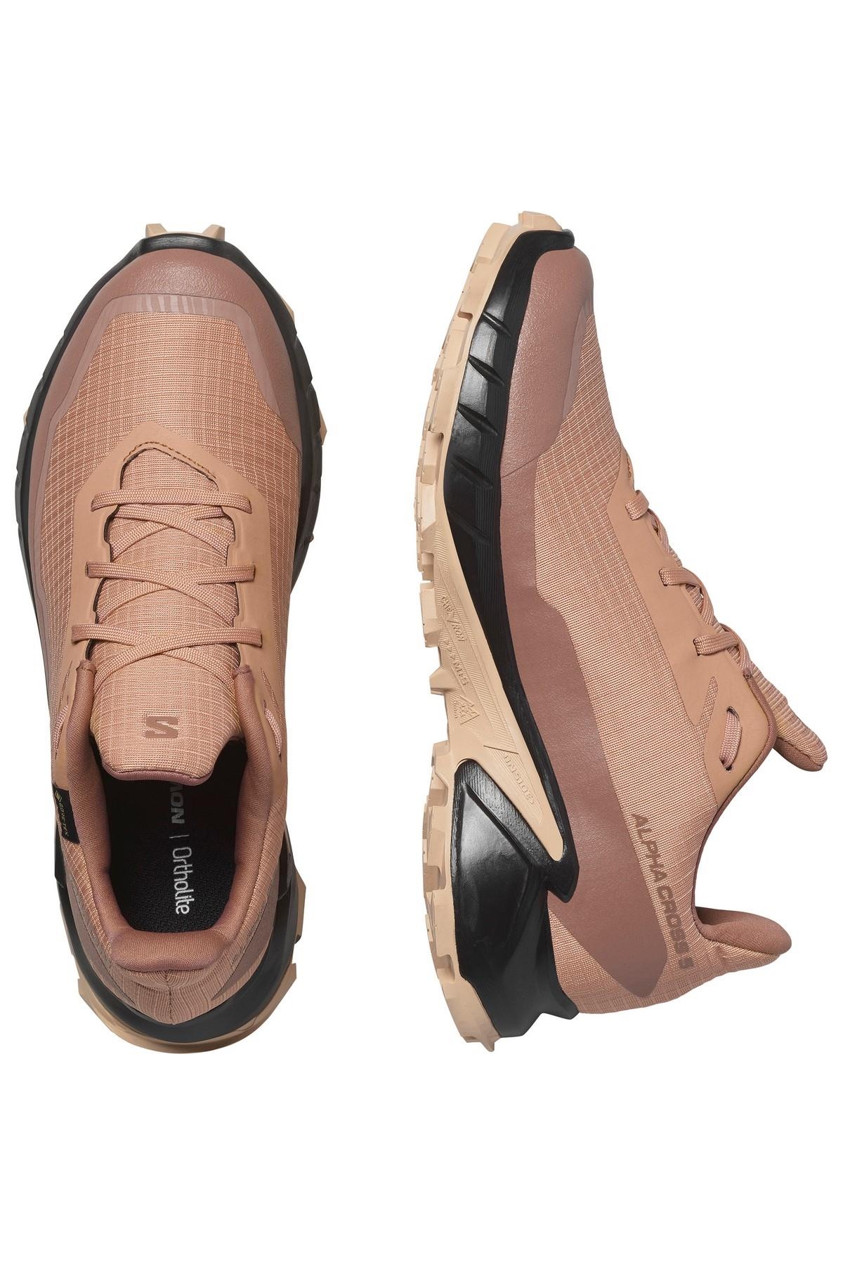Salomon Salomon Pembe L47595100 Alphacross 5 Gtx W Kadın Koşu Ayakkabısı Sneaker | Flo Pembe - 5. görsel