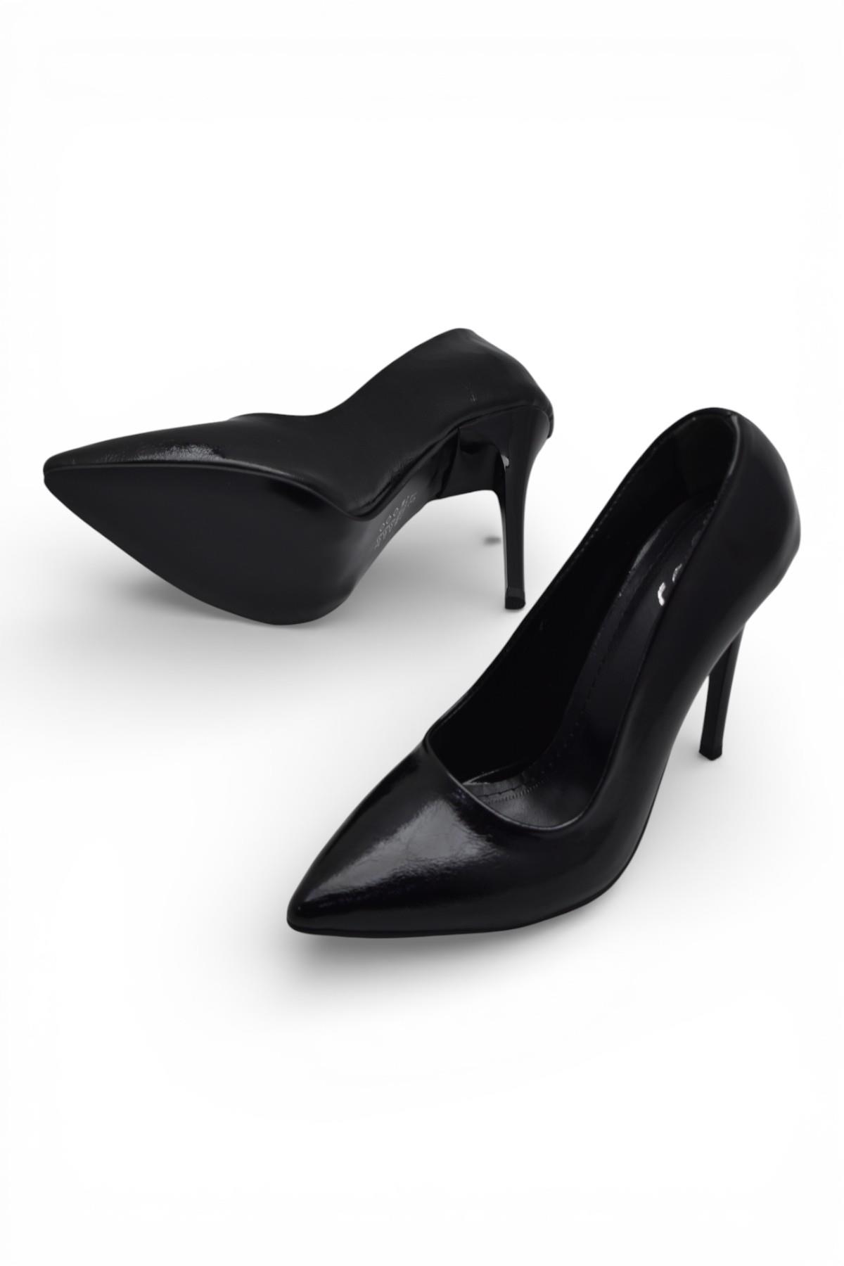 803 Stiletto Kadın Topuklu Ayakkabı 10,5 cm İnce Topuk Abiye Düğün Nişan Ayakkabısı - Görsel 3