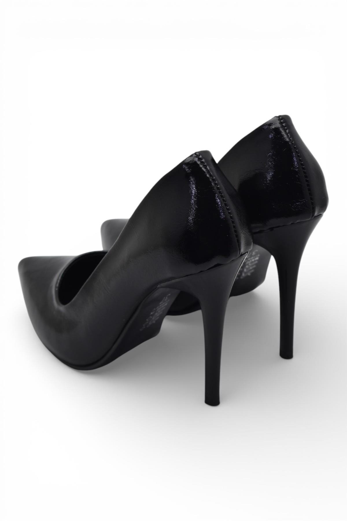 803 Stiletto Kadın Topuklu Ayakkabı 10,5 cm İnce Topuk Abiye Düğün Nişan Ayakkabısı - Görsel 4