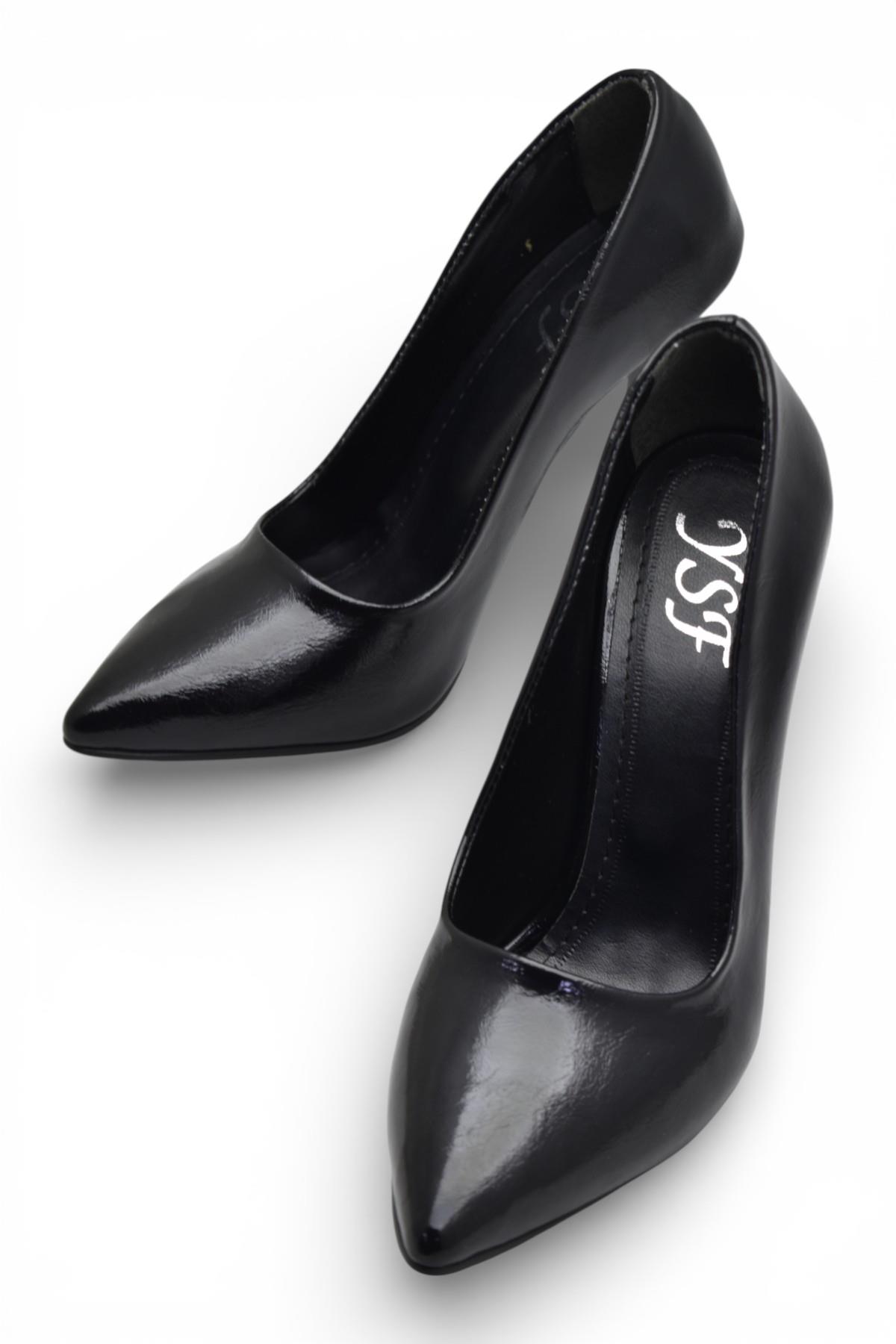 803 Stiletto Kadın Topuklu Ayakkabı 10,5 cm İnce Topuk Abiye Düğün Nişan Ayakkabısı - Görsel 5