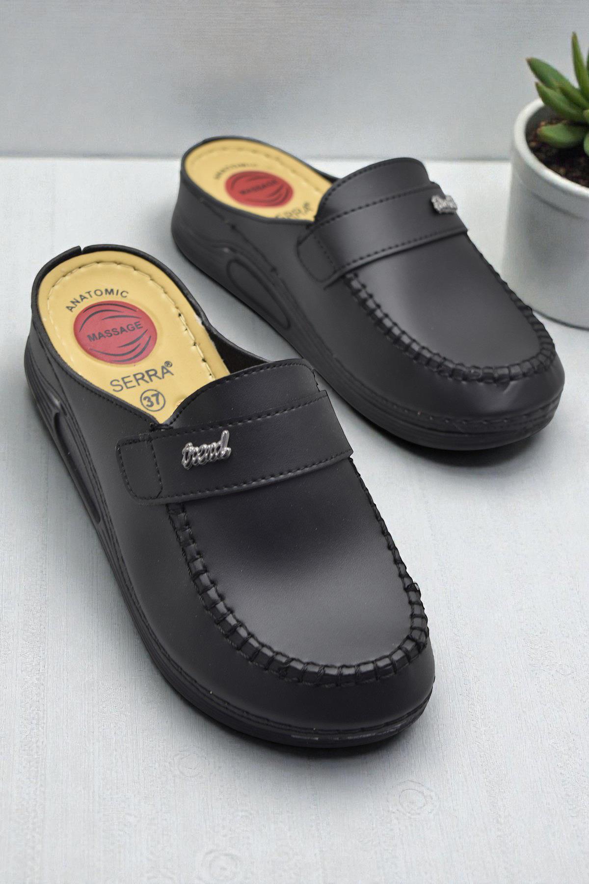 1515 Rahat Ortopedik Taban Günlük Kadın Terlik Önü Kapalı Kadın Terlik - Görsel 2