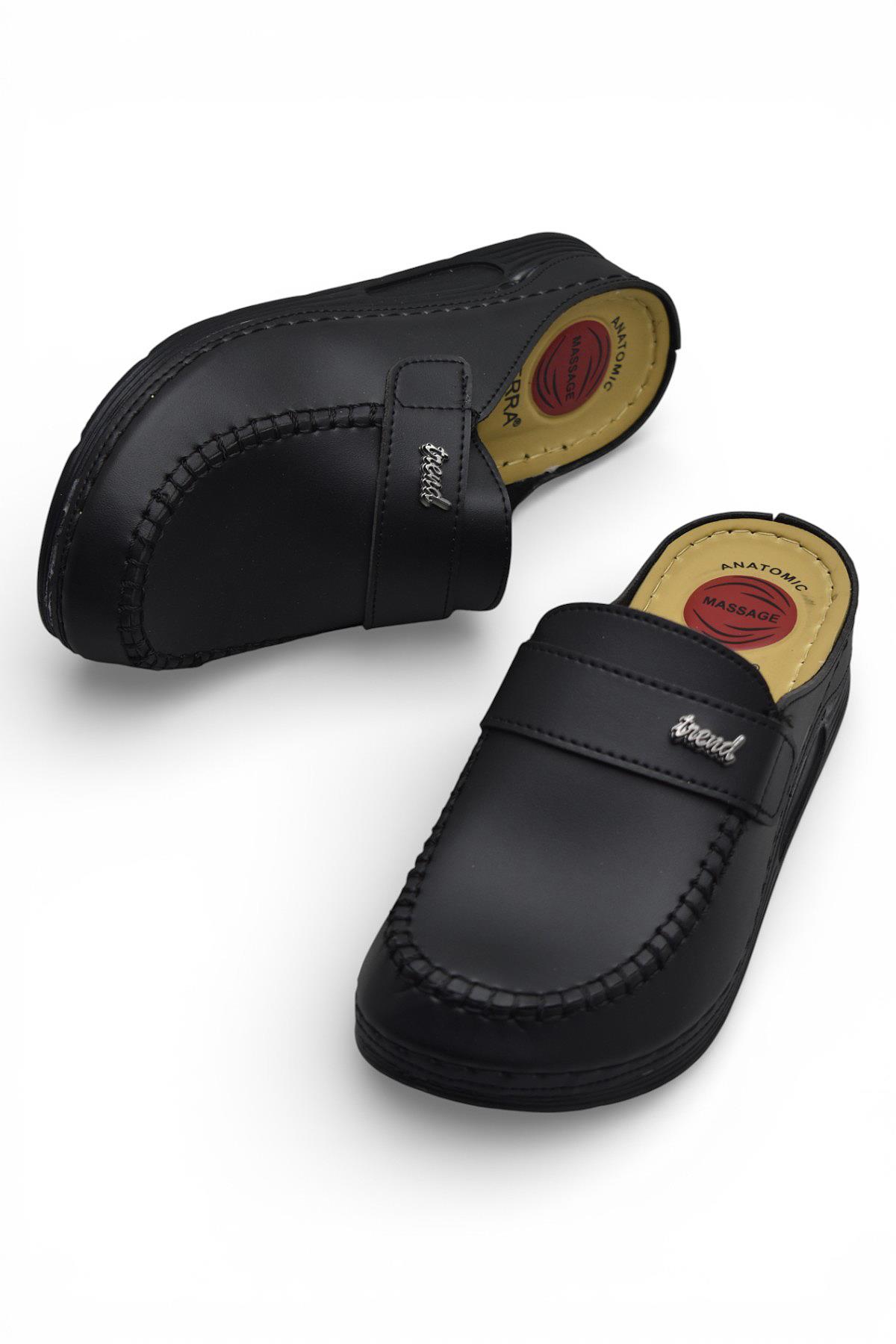 1515 Rahat Ortopedik Taban Günlük Kadın Terlik Önü Kapalı Kadın Terlik - Görsel 3