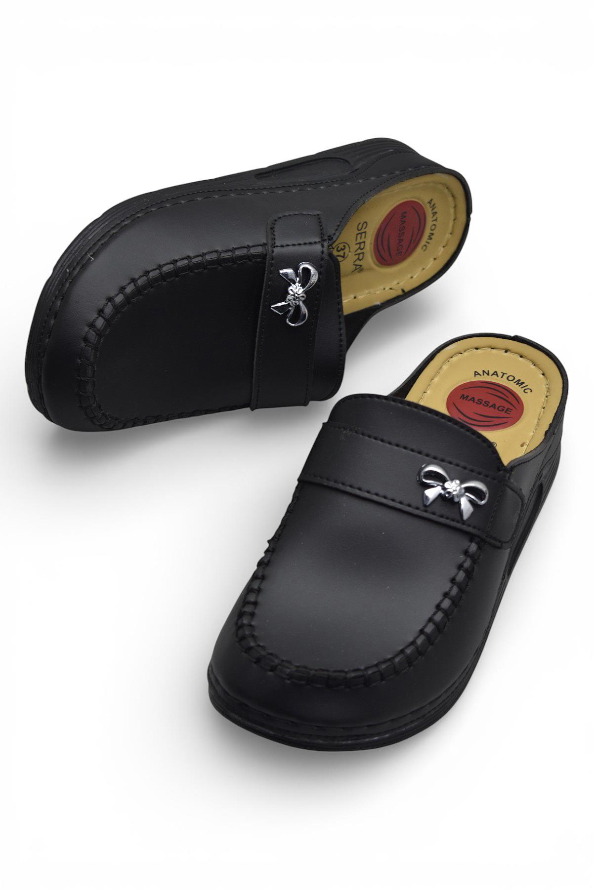 1503 Rahat Ortopedik Taban Günlük Kadın Terlik Önü Kapalı Kadın Terlik - Görsel 2