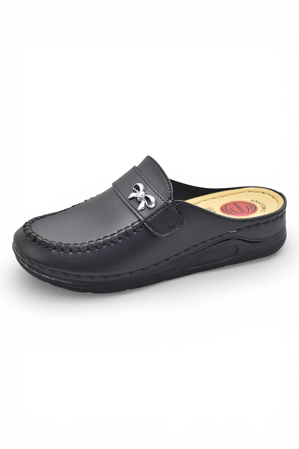 1503 Rahat Ortopedik Taban Günlük Kadın Terlik Önü Kapalı Kadın Terlik - Görsel 4