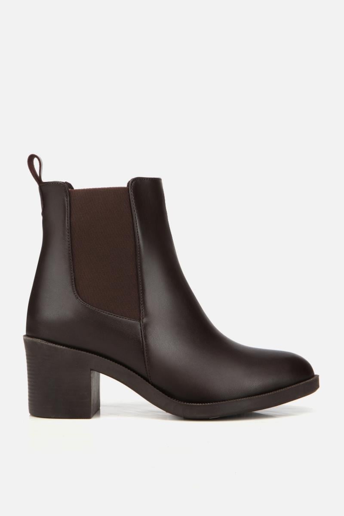 Yaya By Hotiç Yaya By Hotiç Kadın Kahverengi Lastik Detaylı Topuklu Bot | Flo Kahverengi - 2. görsel