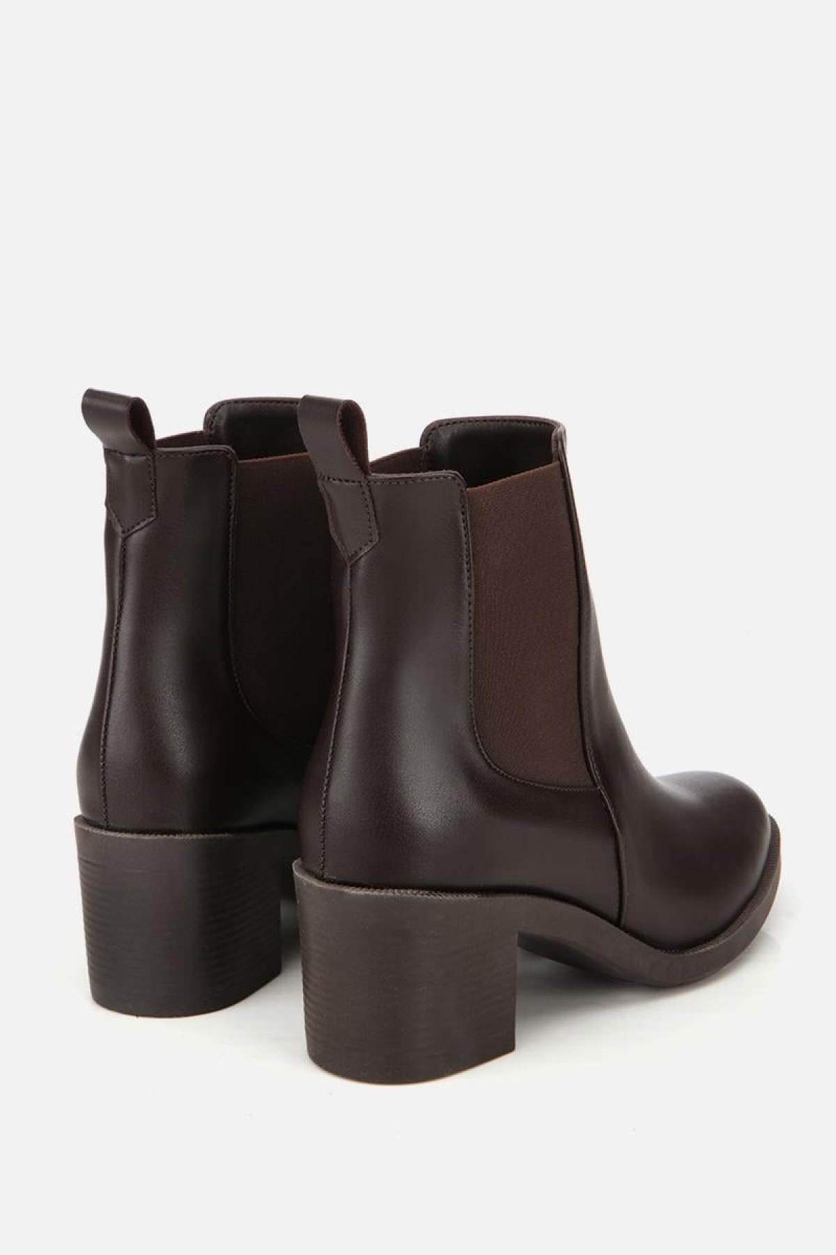 Yaya By Hotiç Yaya By Hotiç Kadın Kahverengi Lastik Detaylı Topuklu Bot | Flo Kahverengi - 4. görsel