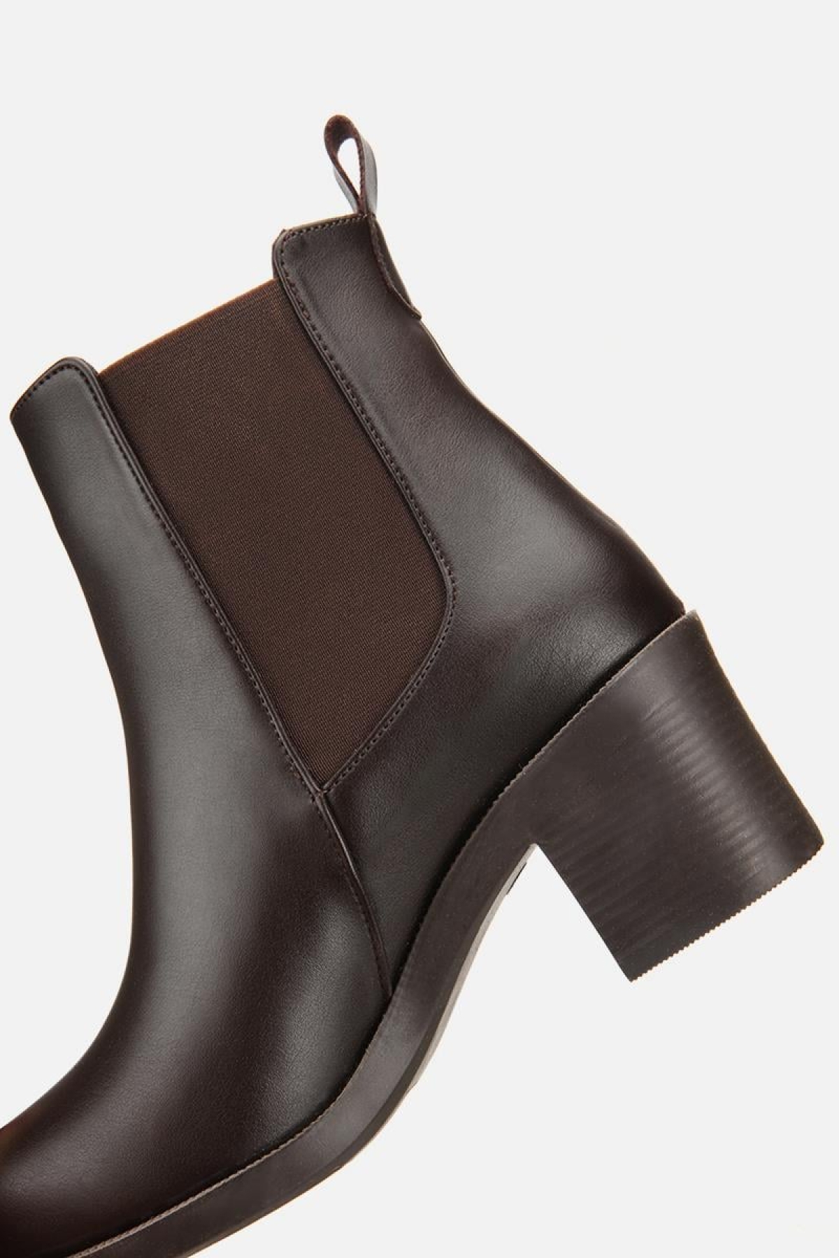 Yaya By Hotiç Yaya By Hotiç Kadın Kahverengi Lastik Detaylı Topuklu Bot | Flo Kahverengi - 7. görsel