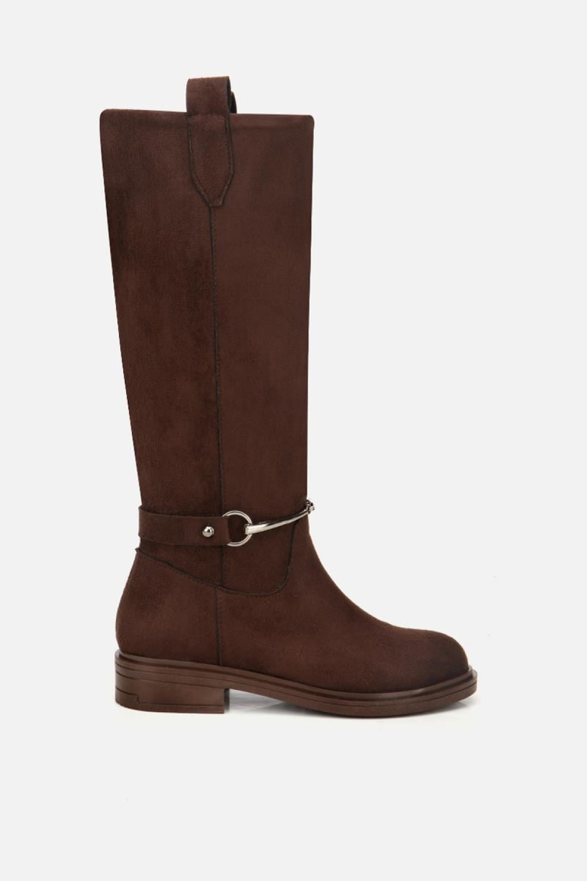 Yaya By Hotiç Yaya By Hotiç Kadın Süet Kahverengi Zincir Detaylı Çizme Flo'da! Kahverengi - 2. görsel