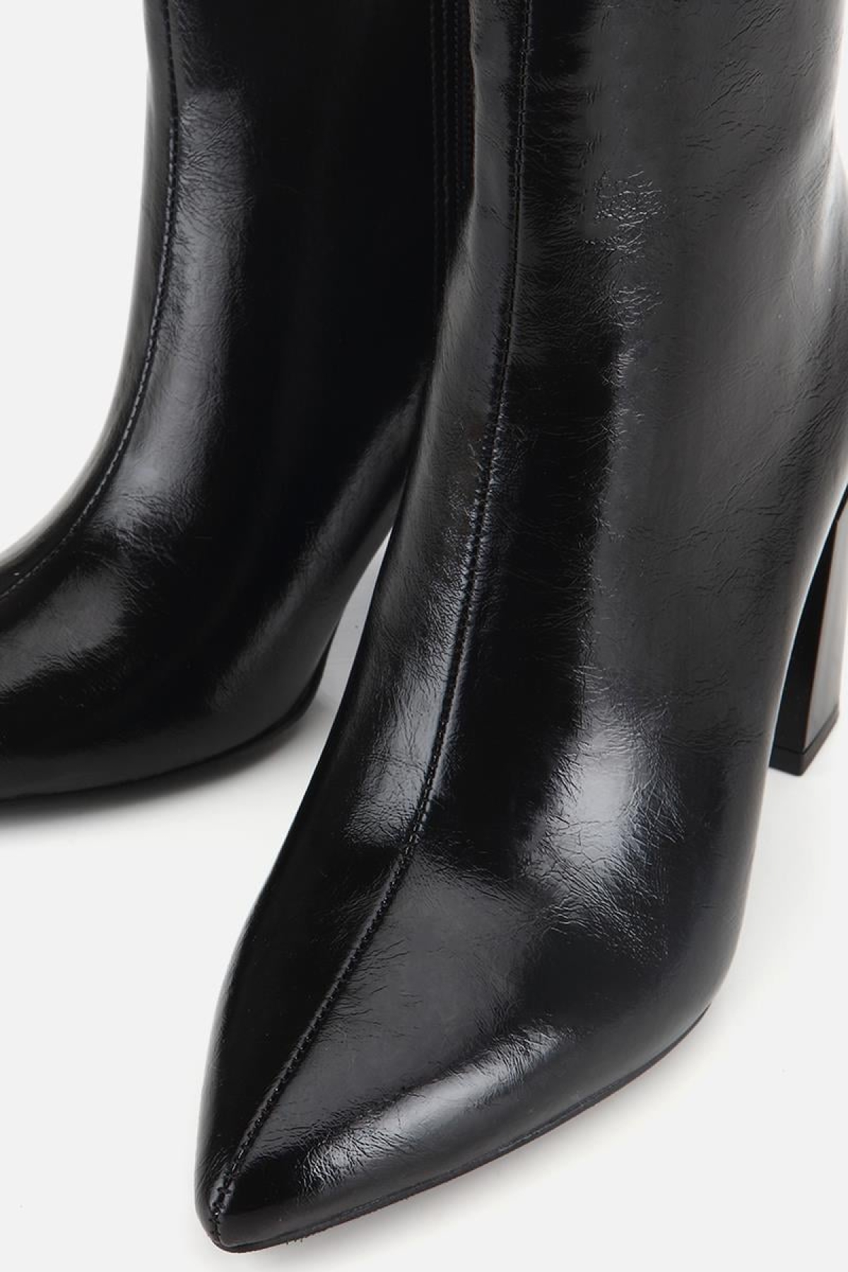 Yaya By Hotiç Yaya By Hotiç Kadın Siyah Gold Detaylı Sivri Burunlu Topuklu Bot | Flo Siyah - 5. görsel