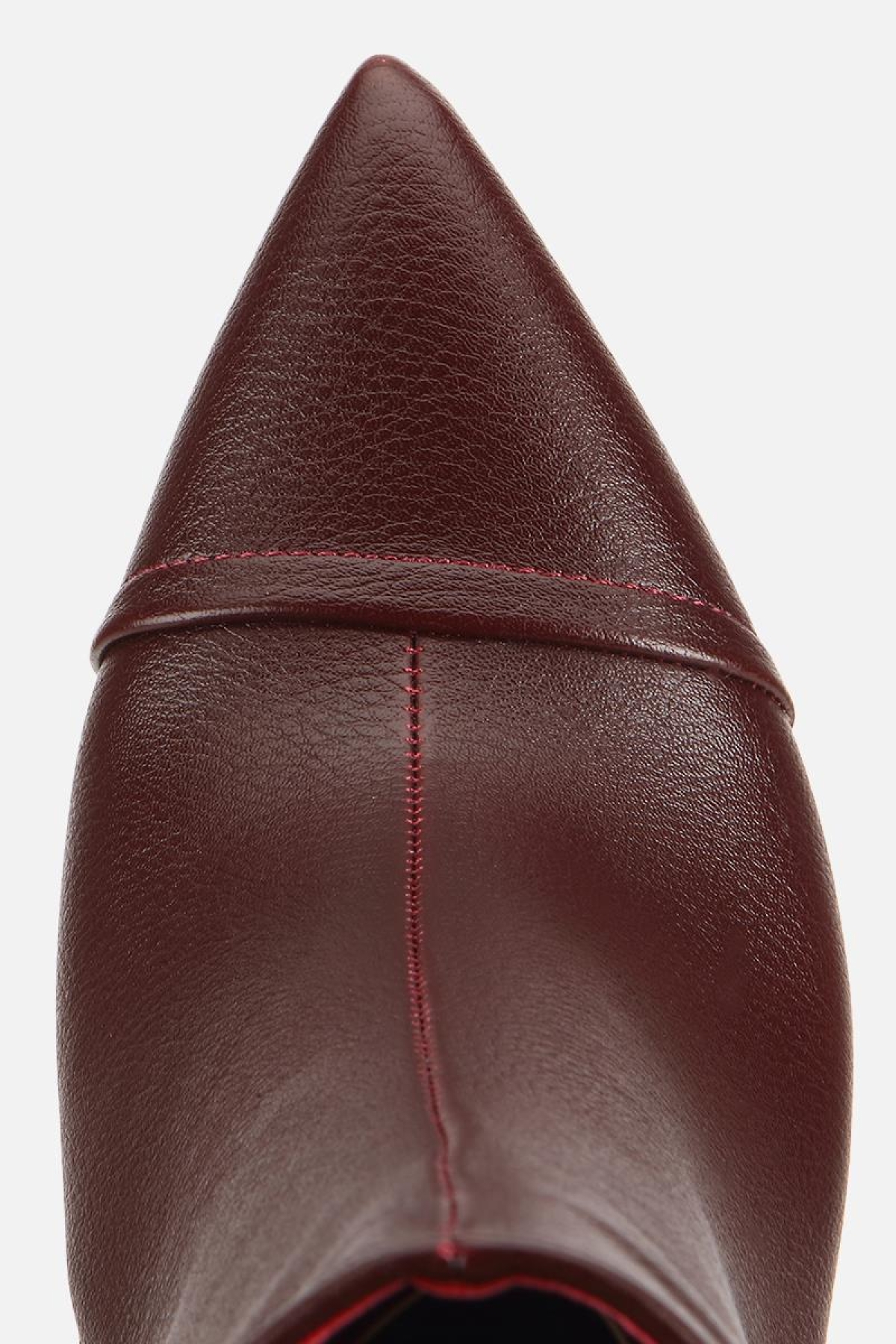 Yaya By Hotiç Yaya By Hotiç Kadın Bordo Dikiş Detaylı Gold Detaylı Tokalı İnce Topuklu Bot | Flo Bordo - 6. görsel