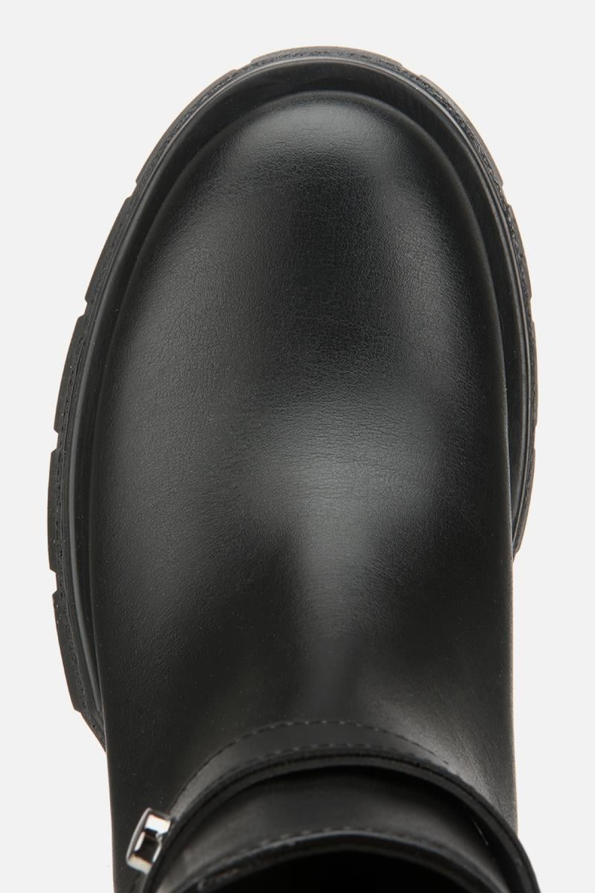 Yaya By Hotiç Yaya By Hotiç Kadın Siyah Tokalı Kalın Tabanlı Düz Bot | Flo Siyah - 7. görsel