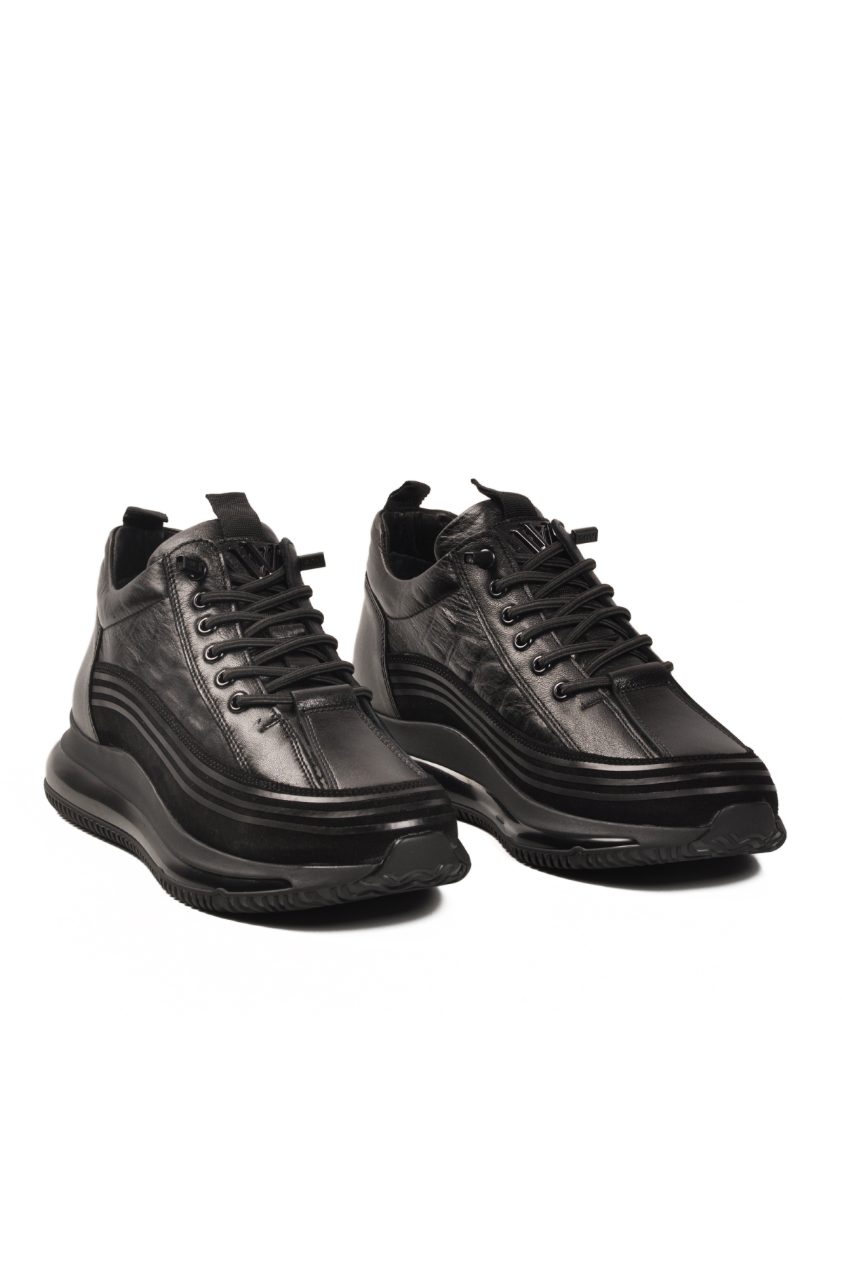 Voyager Voyager E053 Hakiki Deri Siyah Erkek Günlük Ayakkabı Casual Ayakkabı | Flo Siyah - 4. görsel