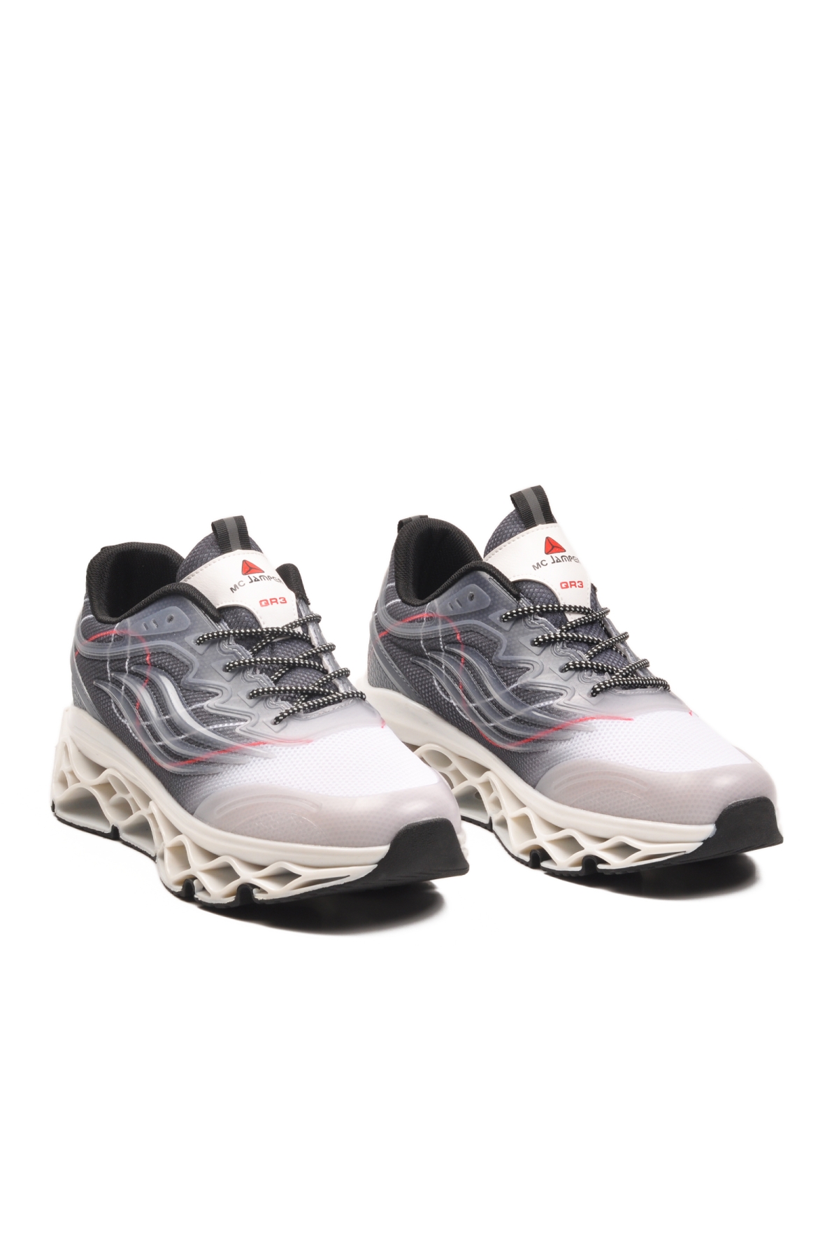 Mc Jamper Mc Jamper 2326 Hafızalı Taban Beyaz-Siyah Erkek Spor Ayakkabı Sneaker | Flo Beyaz - 4. görsel