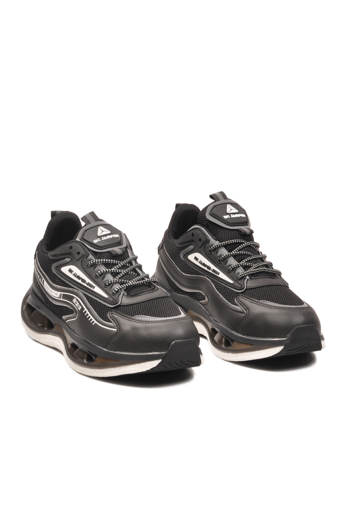 Mc Jamper Mc Jamper 2244 Memory Foam Siyah-Beyaz Erkek Spor Ayakkabı Sneaker | Flo Siyah - 3. görsel