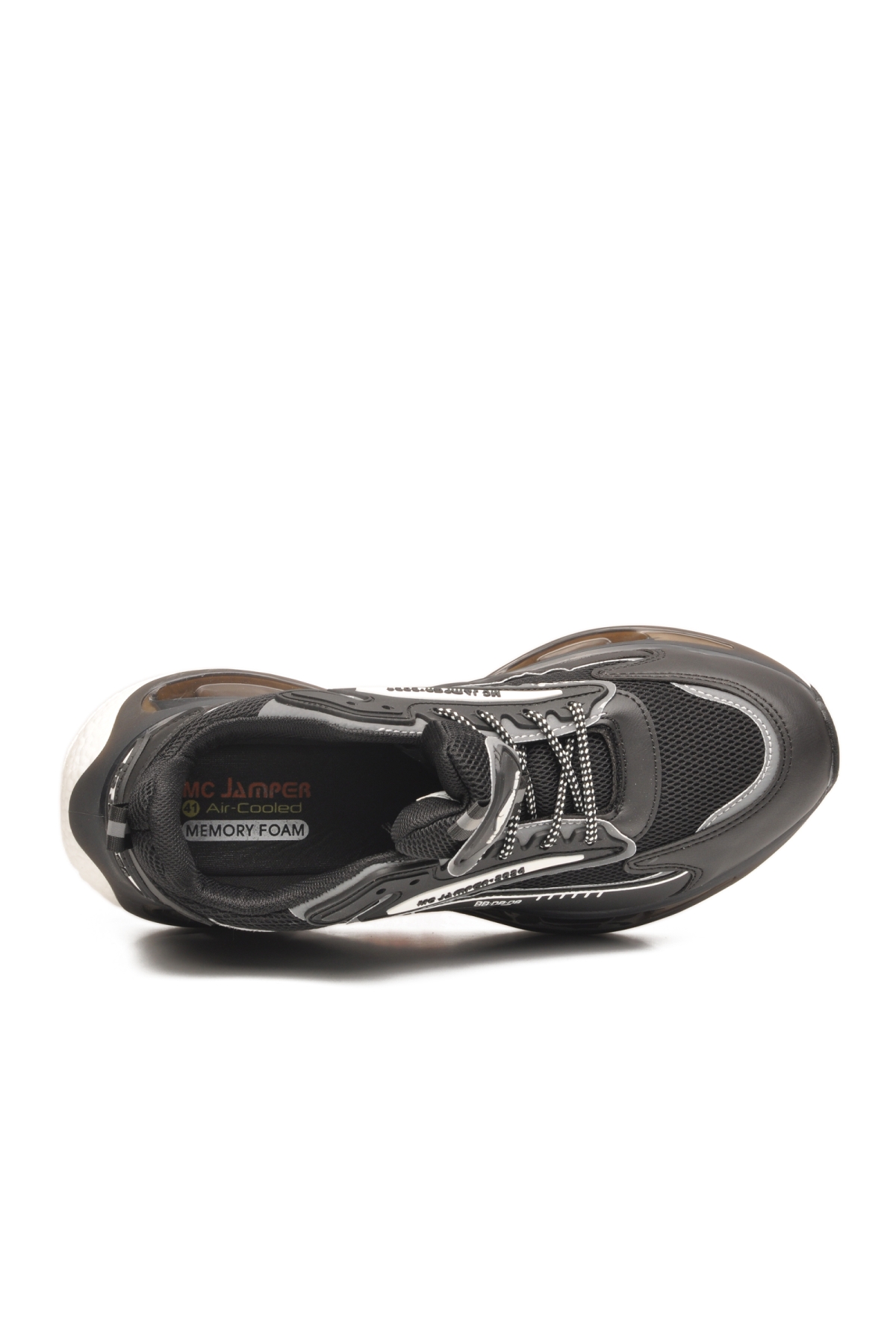 Mc Jamper Mc Jamper 2244 Memory Foam Siyah-Beyaz Erkek Spor Ayakkabı Sneaker | Flo Siyah - 6. görsel