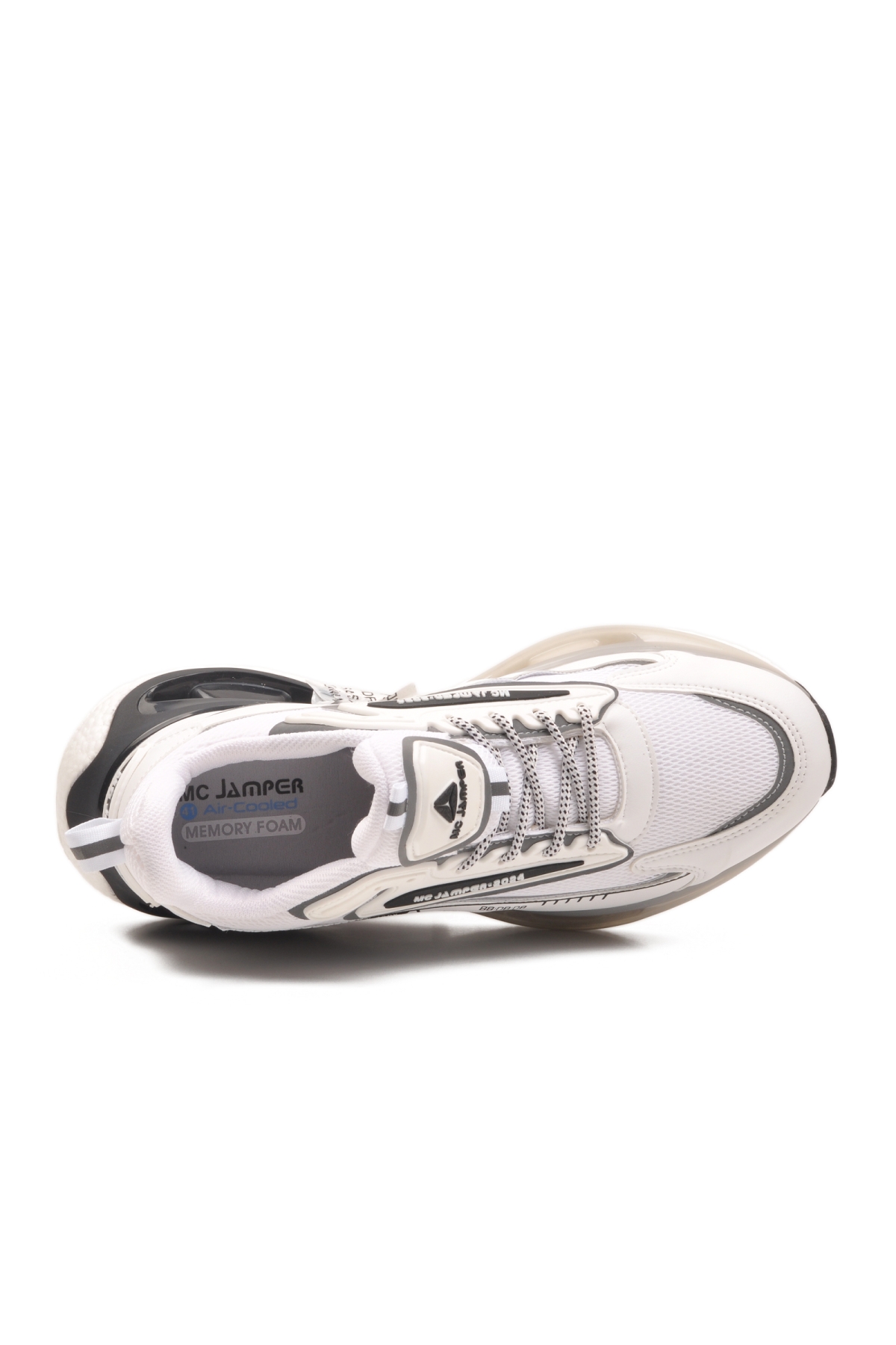 Mc Jamper Mc Jamper 2244 Memory Foam Beyaz-Siyah Erkek Spor Ayakkabı Sneaker | Flo Beyaz - 6. görsel