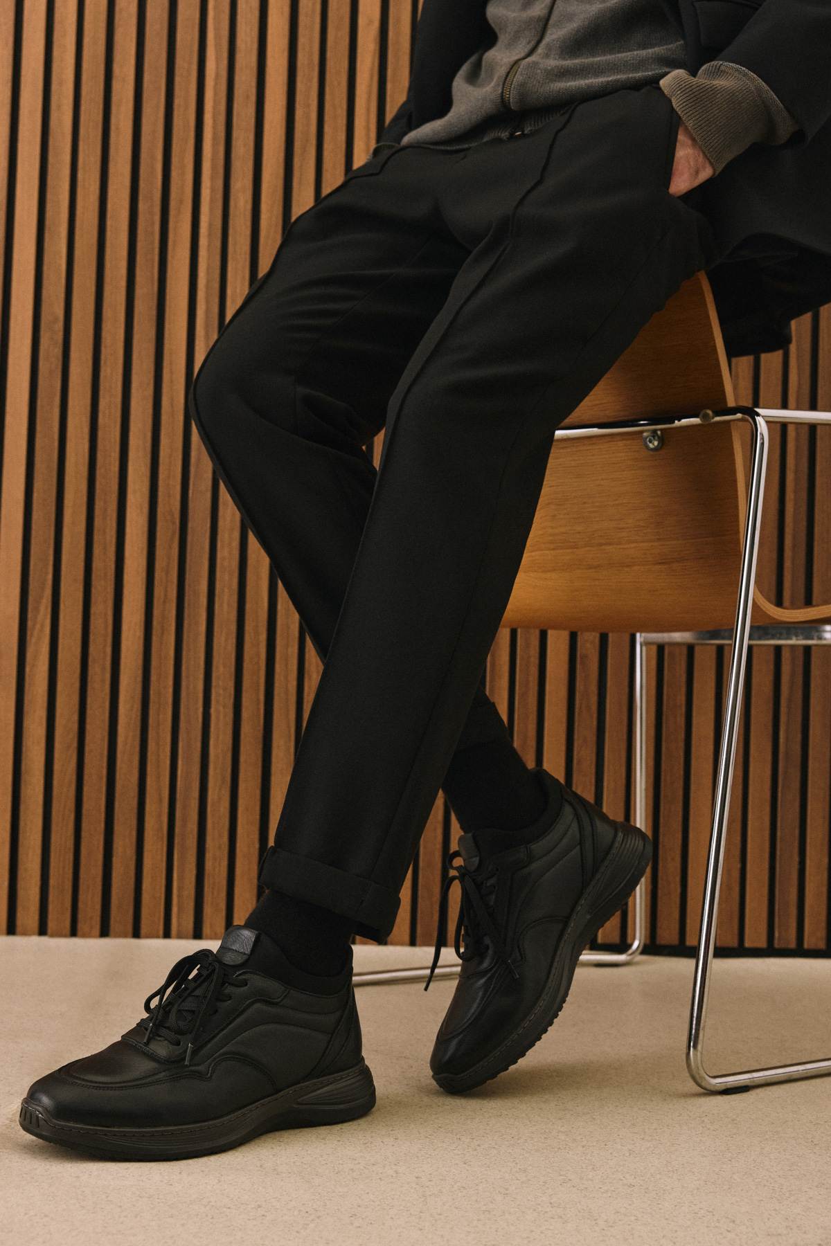 Ziya Siyah Ziya Hakiki Erkek Deri Ayakkabı 1531002Z3059