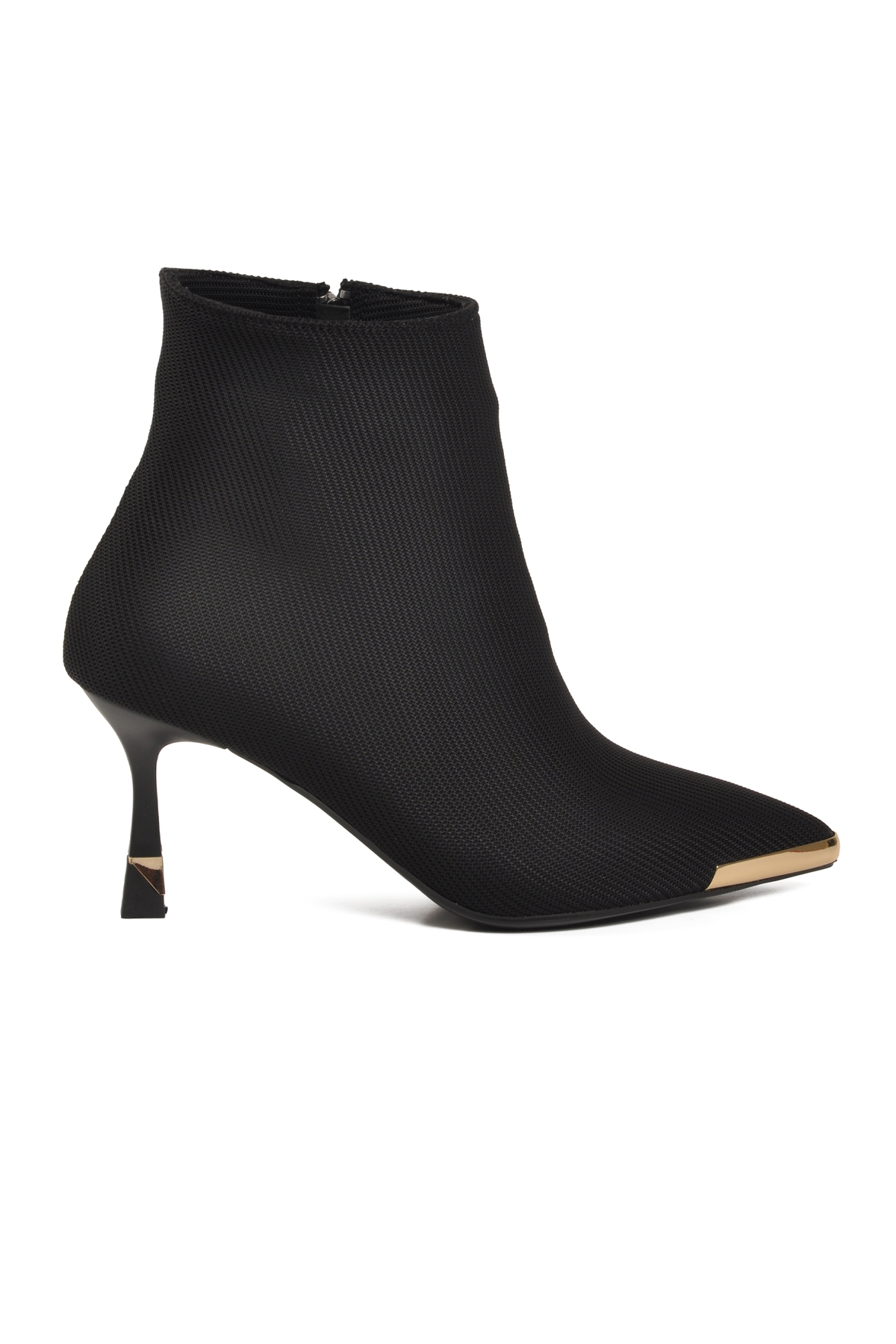 A Spor A Spor Aspor Siyah İçi Polarlı Fermuarlı Kadın Topuklu Bot | Flo Siyah - 2. görsel