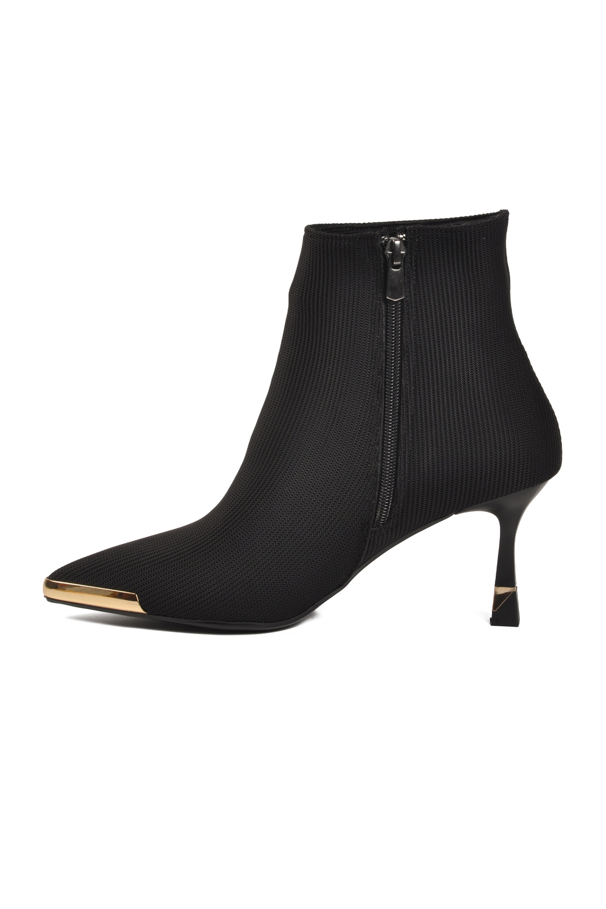 A Spor A Spor Aspor Siyah İçi Polarlı Fermuarlı Kadın Topuklu Bot | Flo Siyah - 3. görsel