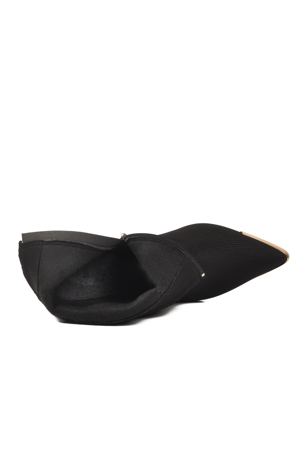 A Spor A Spor Aspor Siyah İçi Polarlı Fermuarlı Kadın Topuklu Bot | Flo Siyah - 5. görsel