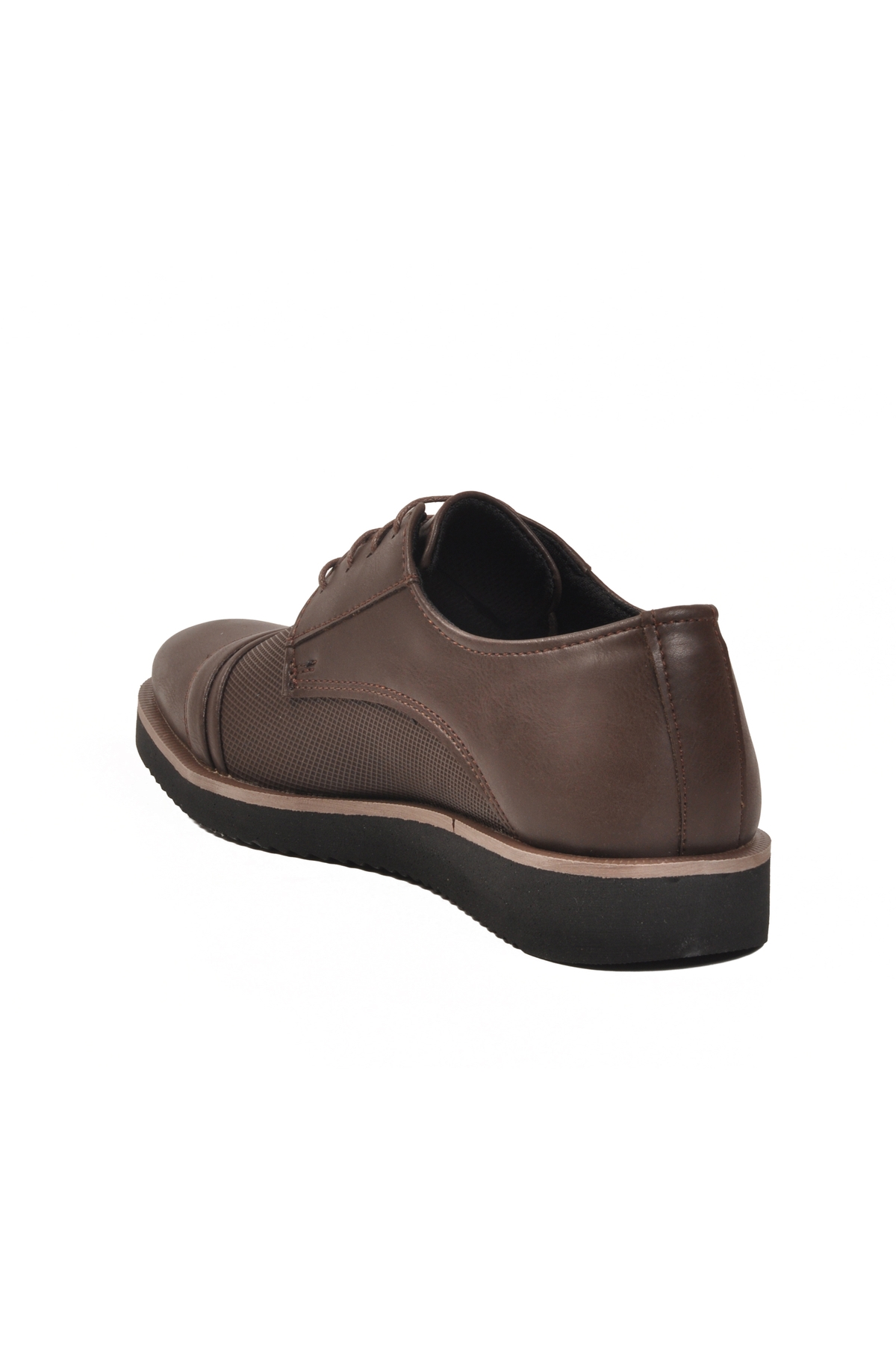 Conteyner Conteyner Kahverengi Kahve Bağcıklı Erkek Casual Ayakkabı | Flo Kahverengi - 5. görsel