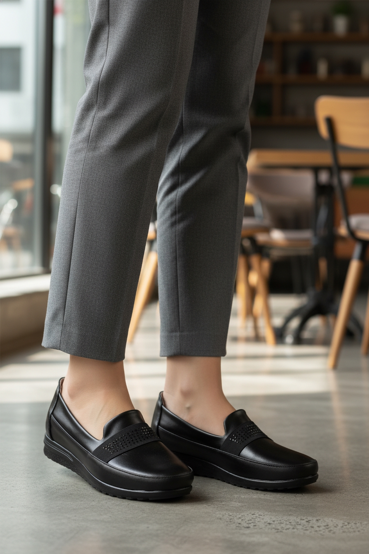 A Spor A Spor Aspor Siyah Kadın Casual Ayakkabı | Flo Siyah - 4. görsel