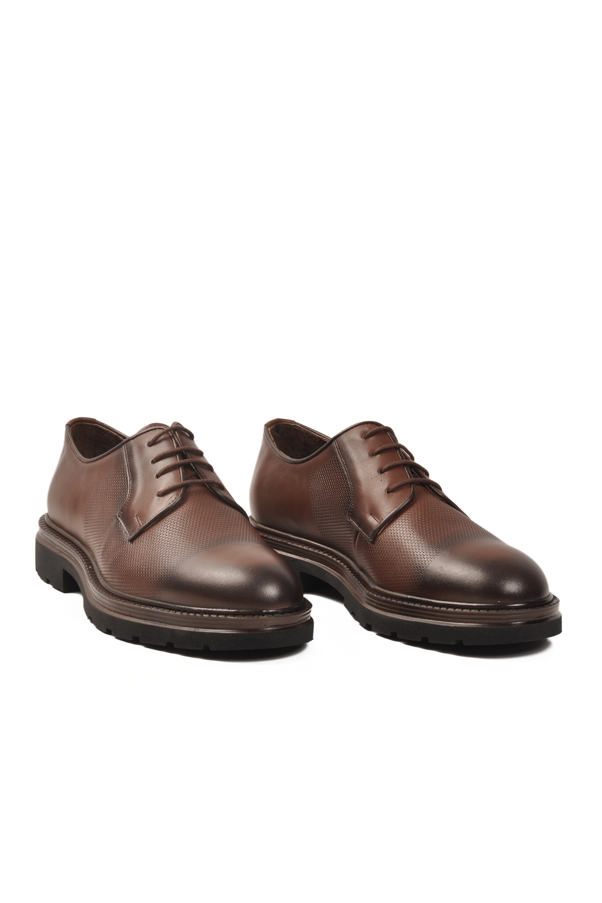 A Spor A Spor Kahverengi Aspor Kahve Hakiki Deri Erkek Casual Ayakkabı | Flo Kahverengi - 4. görsel
