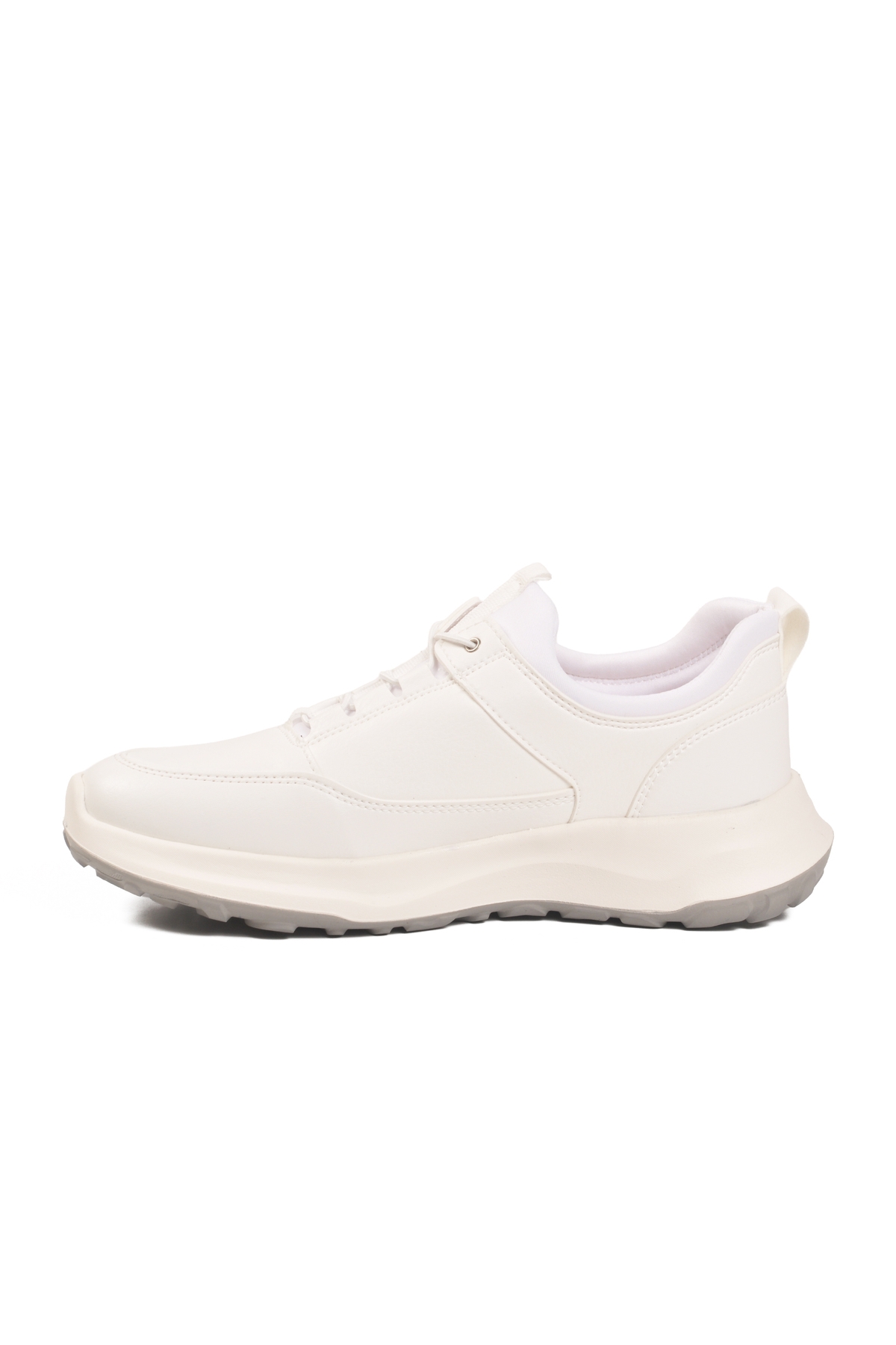 Conteyner Conteyner Beyaz Lastik Bağcıklı Erkek Casual Ayakkabı | Flo Beyaz - 5. görsel