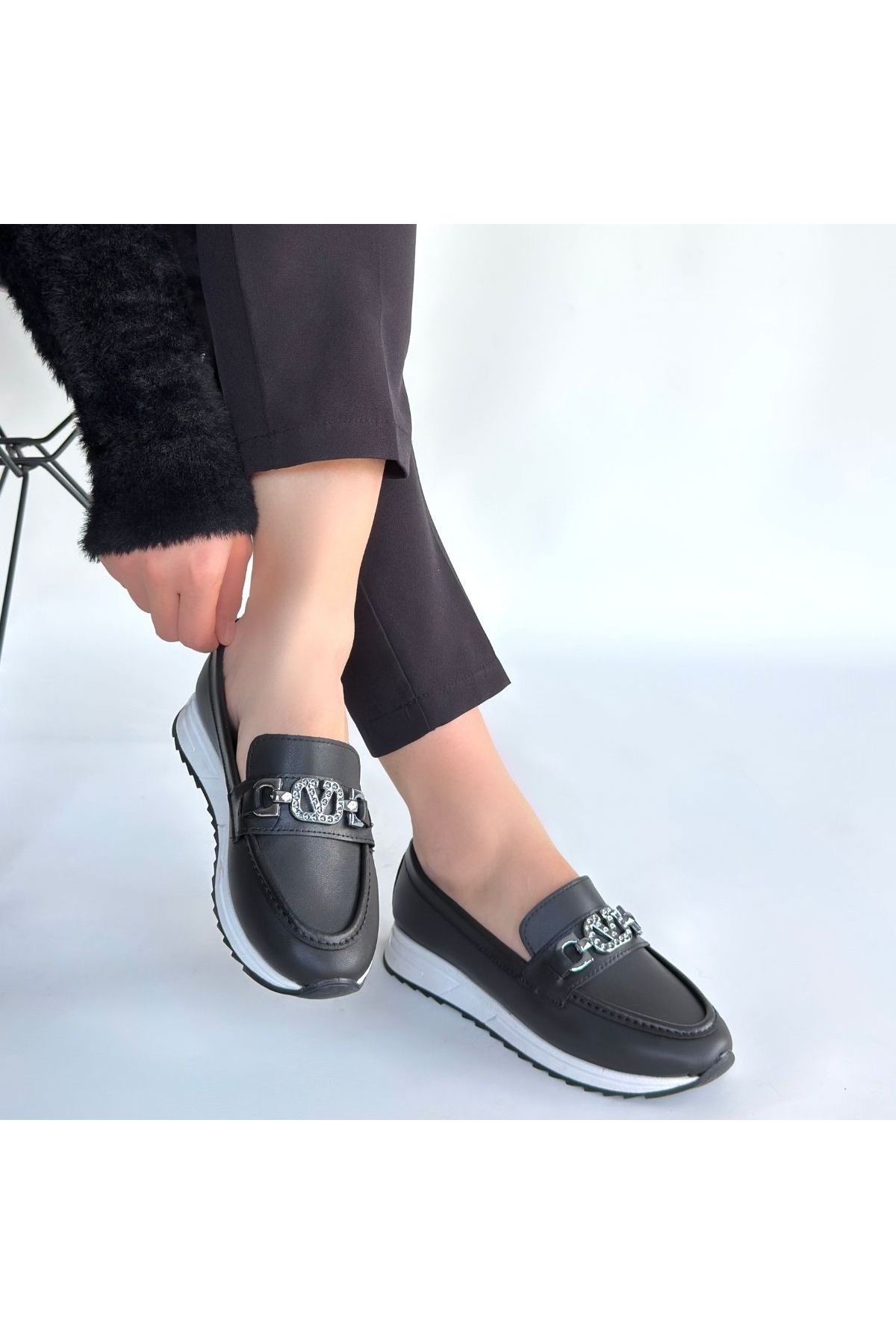Siyah Kadın Casual Ayakkabı - Görsel 5