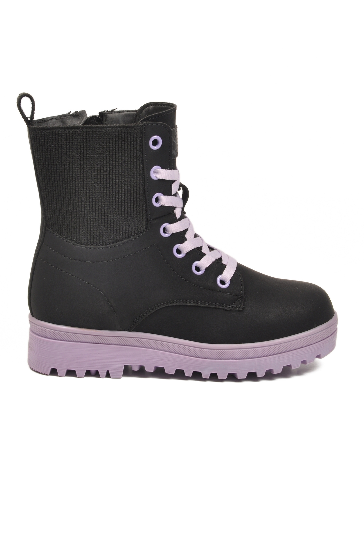 A Spor A Spor Çok Renkli Aspor Siyah Lila İçi Polarlı Kız Çocuk Bot | Flo Çok Renkli - 3. görsel