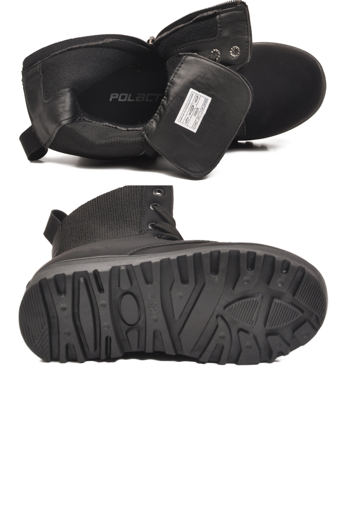 Aspor Siyah Zümrüt İçi Polarlı Kız Çocuk Bot - Görsel 6