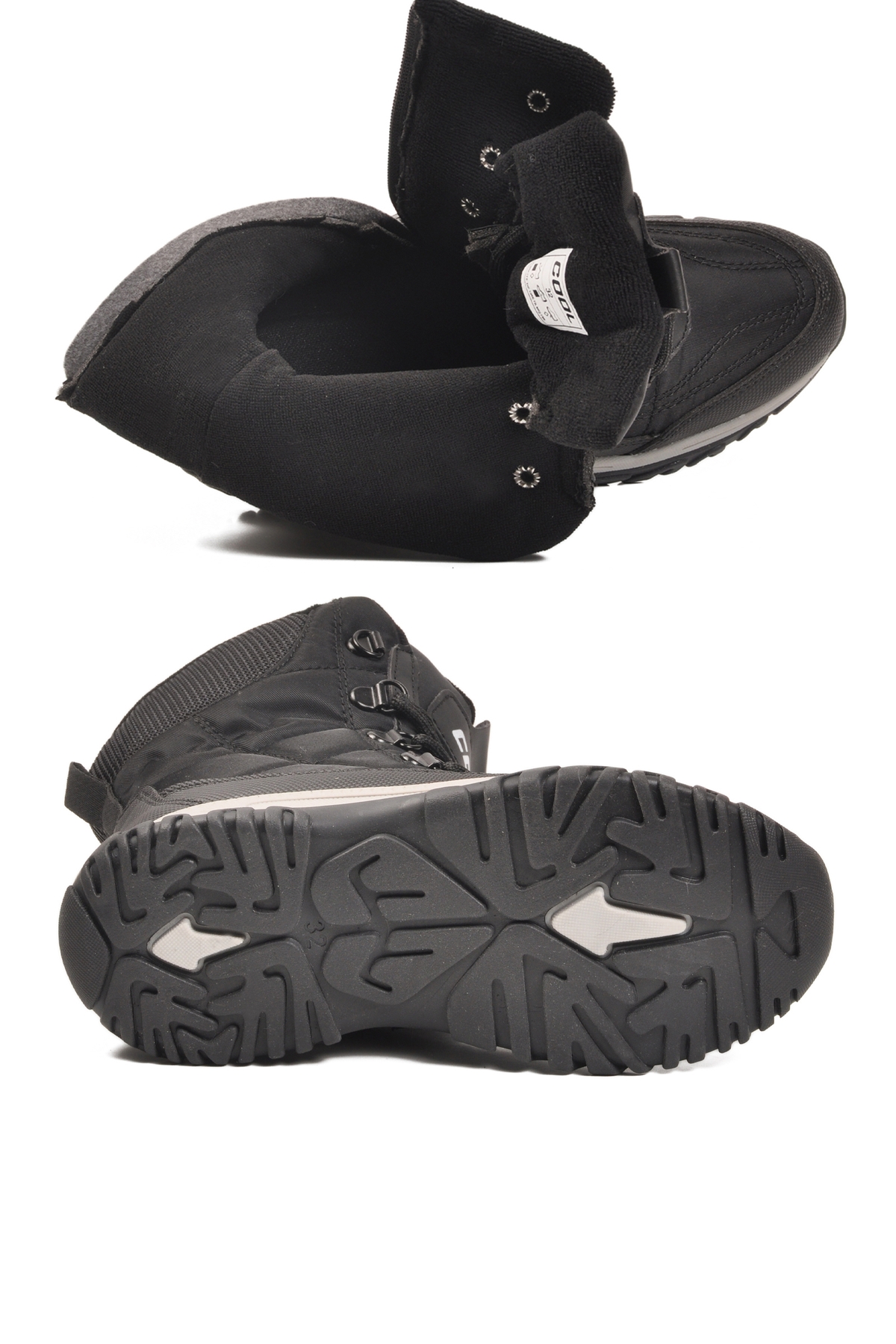 Cool Cool Siyah Polarlı Unisex Çocuk Düz Bot | Flo Siyah - 6. görsel