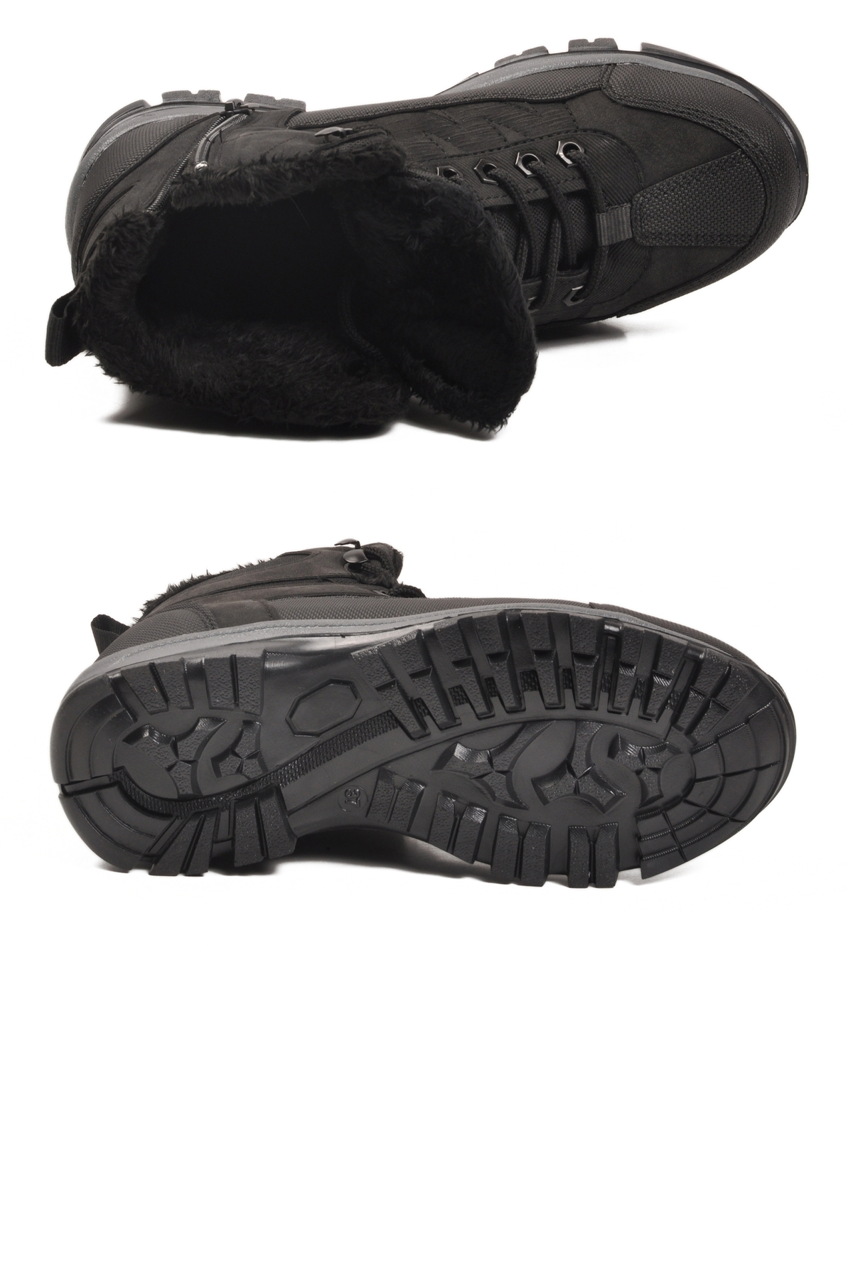 Aspor Siyah İçi Kürklü Unisex Outdoor Bot - Görsel 6