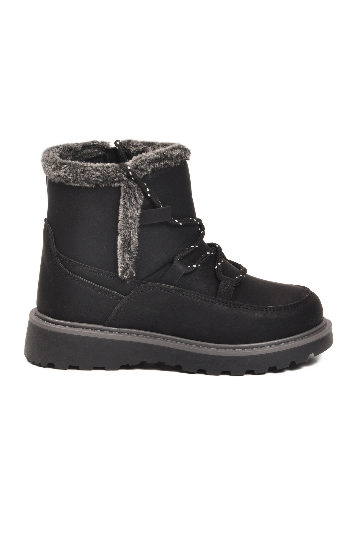 Cool Cool Siyah İçi Polarlı Kız Çocuk Düz Bot | Flo Siyah - 3. görsel