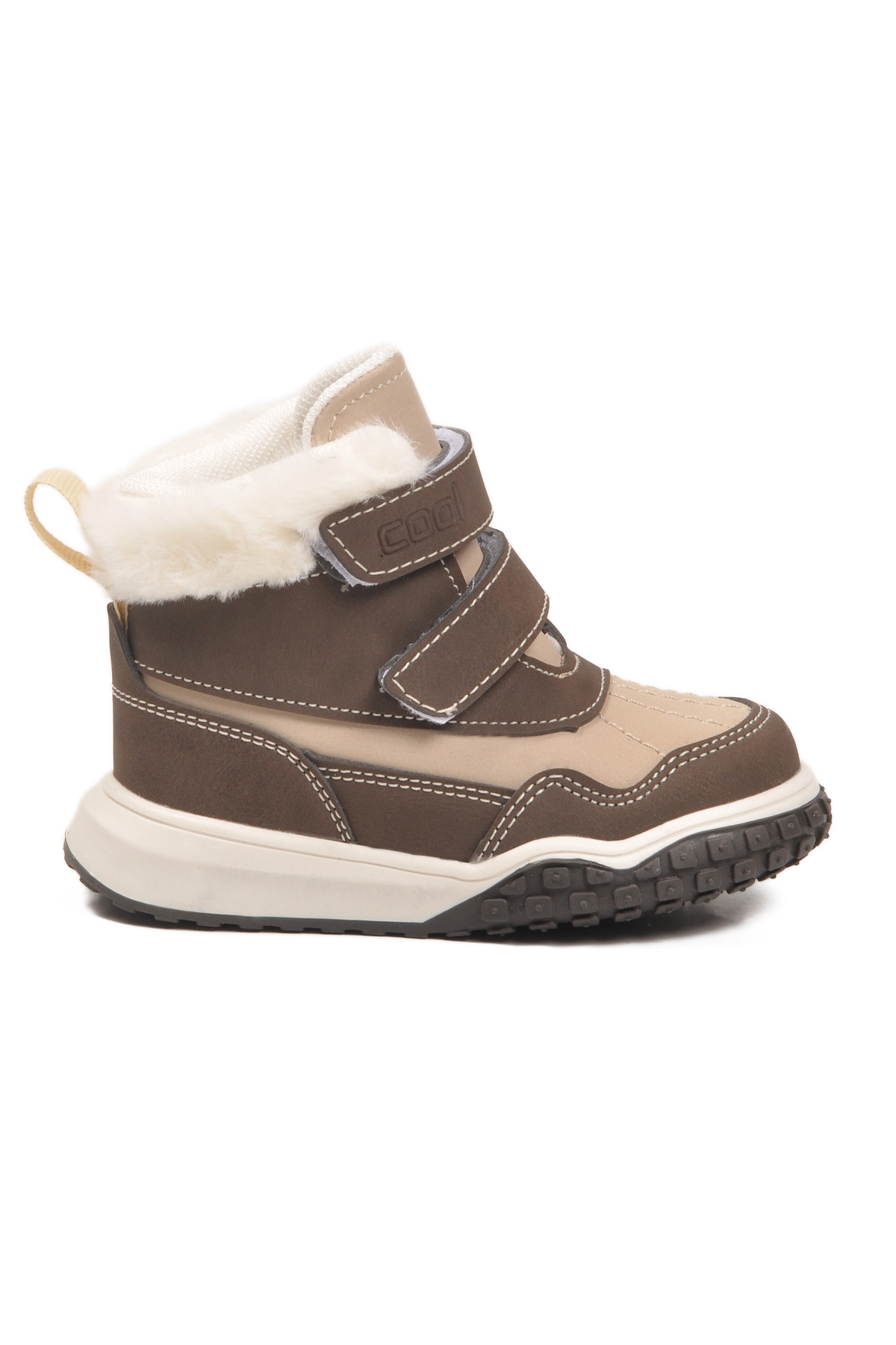 Kahve Cırtlı Erkek Çocuk Düz Bot - Görsel 2