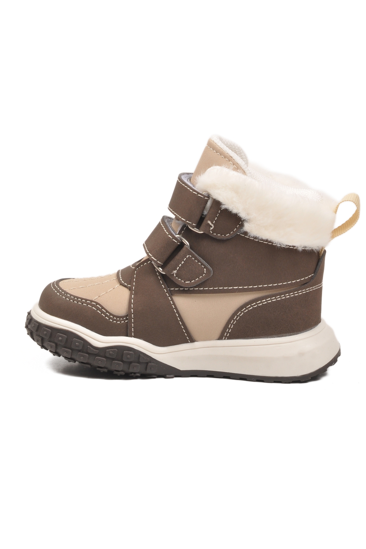 Kahve Cırtlı Erkek Çocuk Düz Bot - Görsel 3