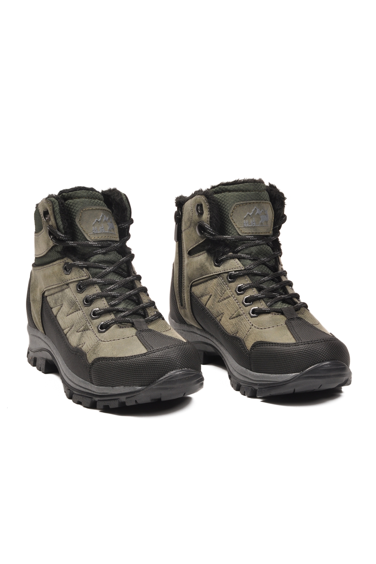 A Spor A Spor Aspor Haki İçi Kürklü Unisex Outdoor Bot Outdoor Ayakkabı | Flo Haki - 4. görsel