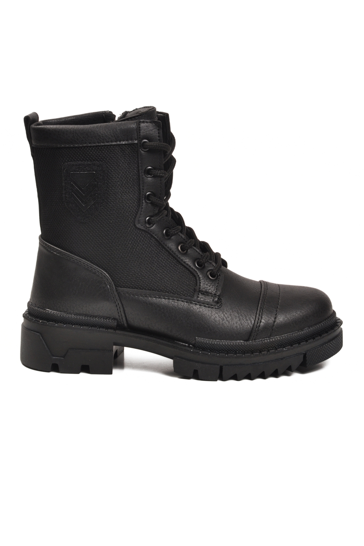 A Spor A Spor Aspor Siyah İçi Polarlı Fermuarlı Erkek Worker Bot | Flo Siyah - 3. görsel