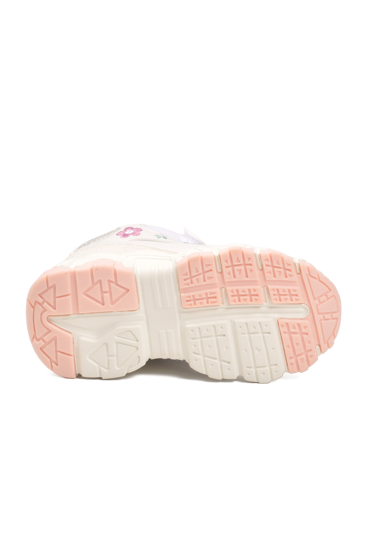 Cool Cool Beyaz Cırtlı Desenli Kız Çocuk Hi Sneaker | Flo Beyaz - 6. görsel