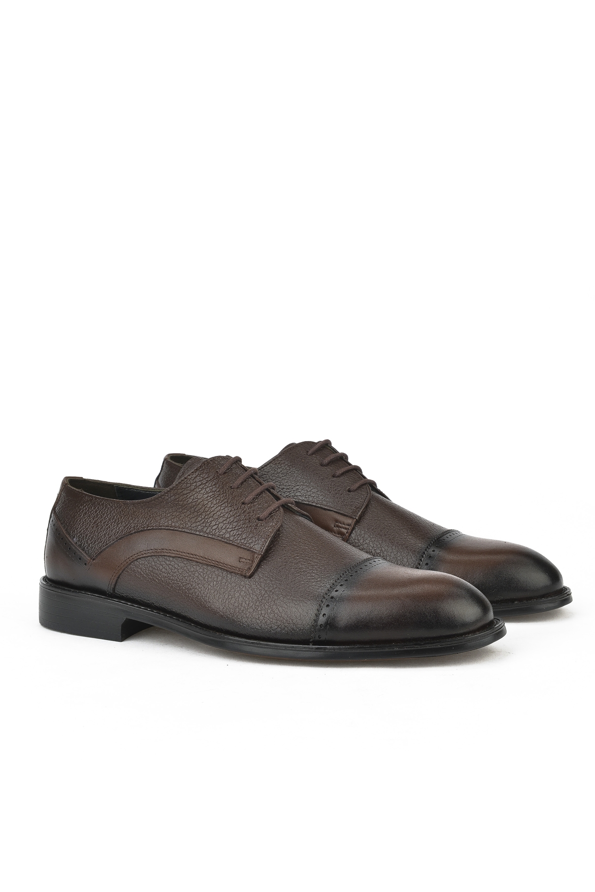 Ziya Siyah Ziya Hakiki Deri Erkek Klasik Ayakkabı 15348Z801