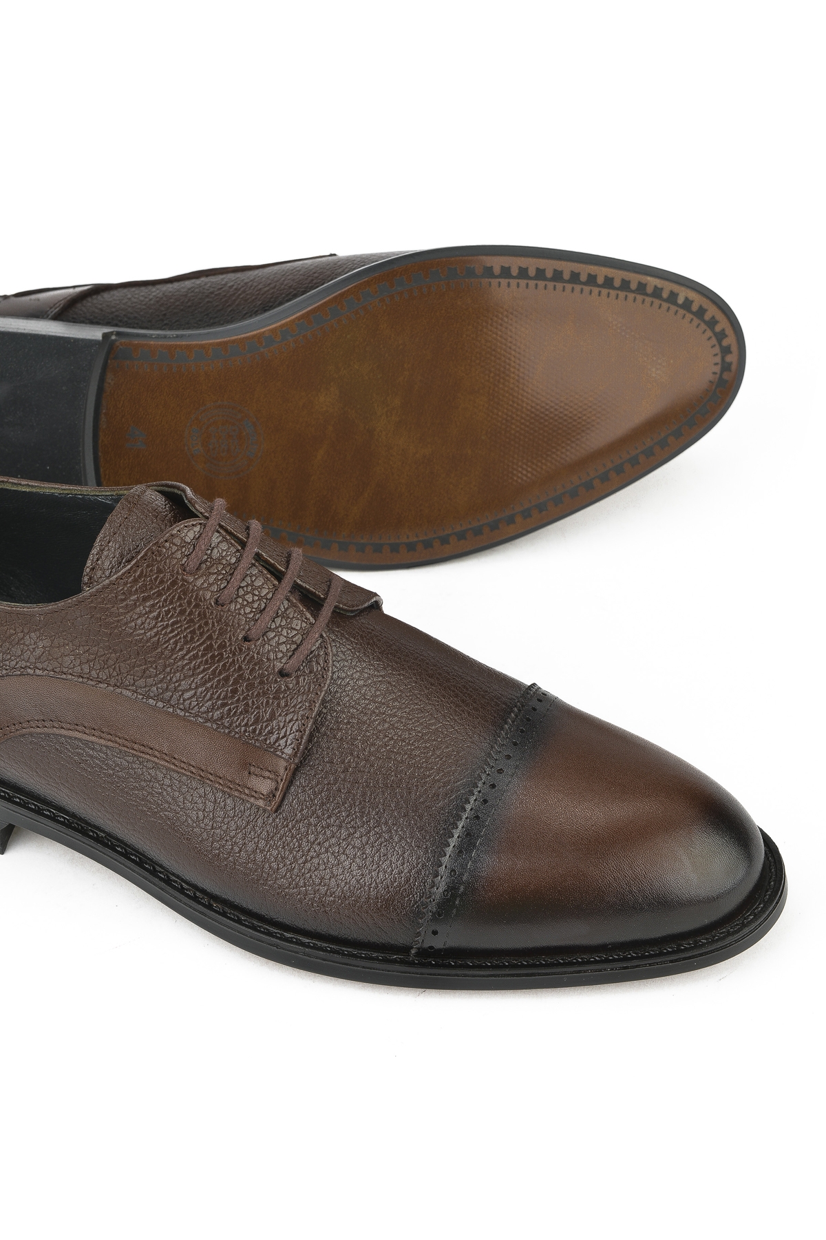 Ziya Siyah Ziya Hakiki Deri Erkek Klasik Ayakkabı 15348Z801