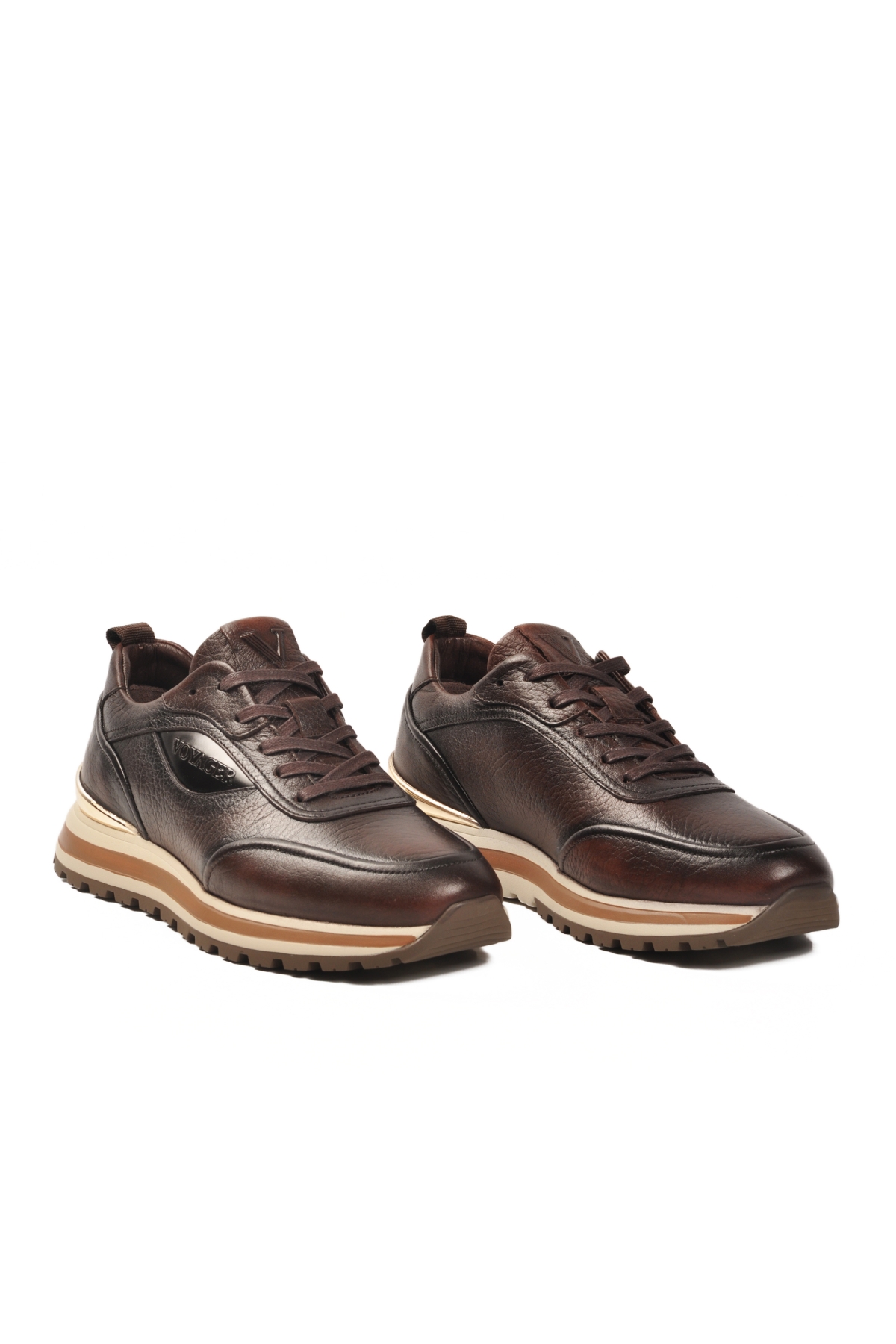 Voyager Voyager Kahverengi M475 Hakiki Deri Kahve Erkek Günlük Ayakkabı Casual Ayakkabı | Flo Kahverengi - 4. görsel