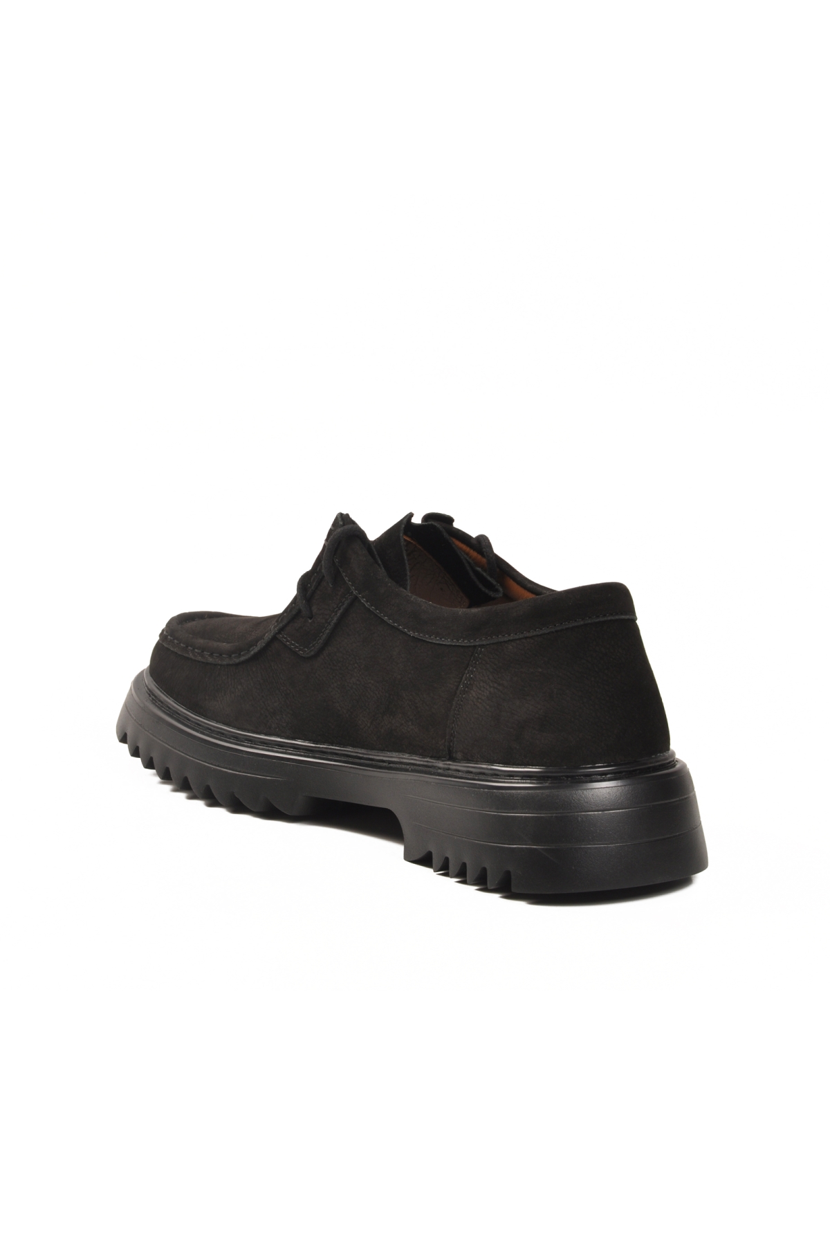 Voyager Voyager 6796 Hakiki Deri Siyah Nubuk Erkek Günlük Ayakkabı Casual Ayakkabı | Flo Siyah - 5. görsel