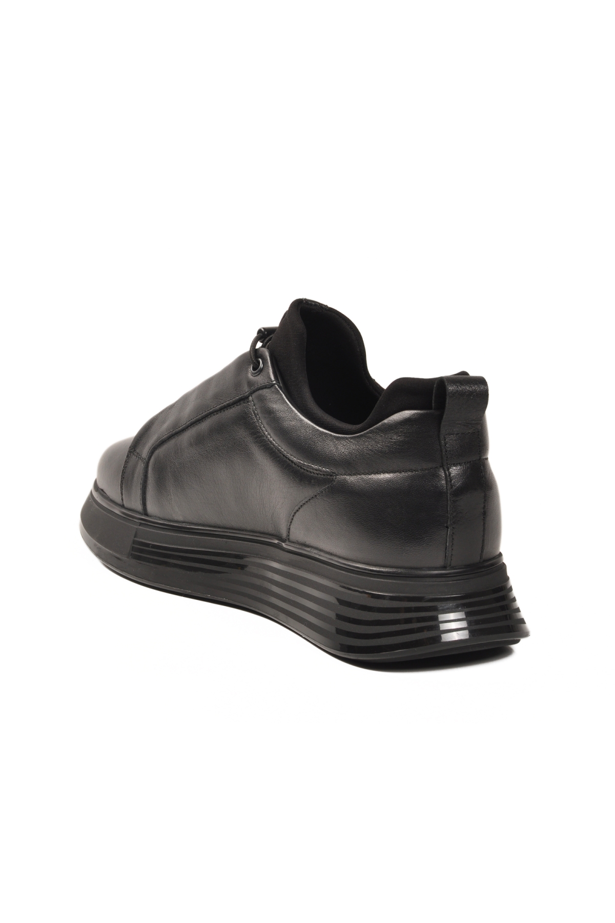 Voyager Voyager 1165 Hakiki Deri Siyah Erkek Günlük Ayakkabı Casual Ayakkabı | Flo Siyah - 5. görsel