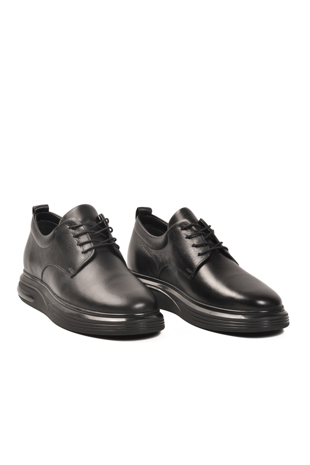 Voyager Voyager 1042 Hakiki Deri Siyah Erkek Günlük Ayakkabı Casual Ayakkabı | Flo Siyah - 4. görsel