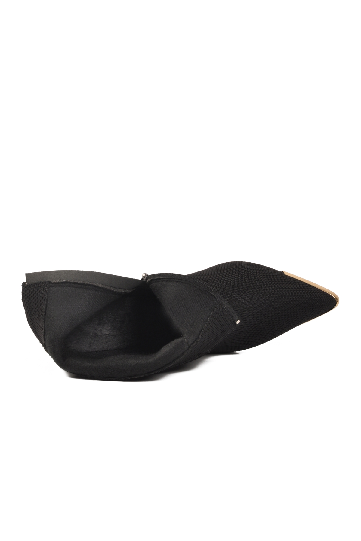 Ayakmod Ayakmod 878605 Polarlı Siyah Kadın Topuklu Bot | Flo Siyah - 5. görsel