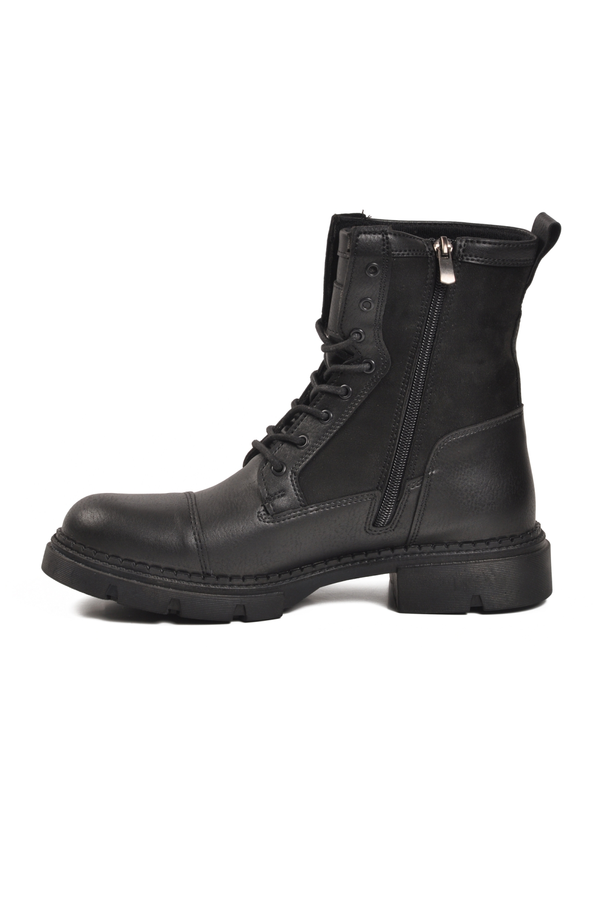 Ayakmod Ayakmod 638 Siyah Bağcıklı Kaymaz Erkek Bot | Flo Siyah - 3. görsel