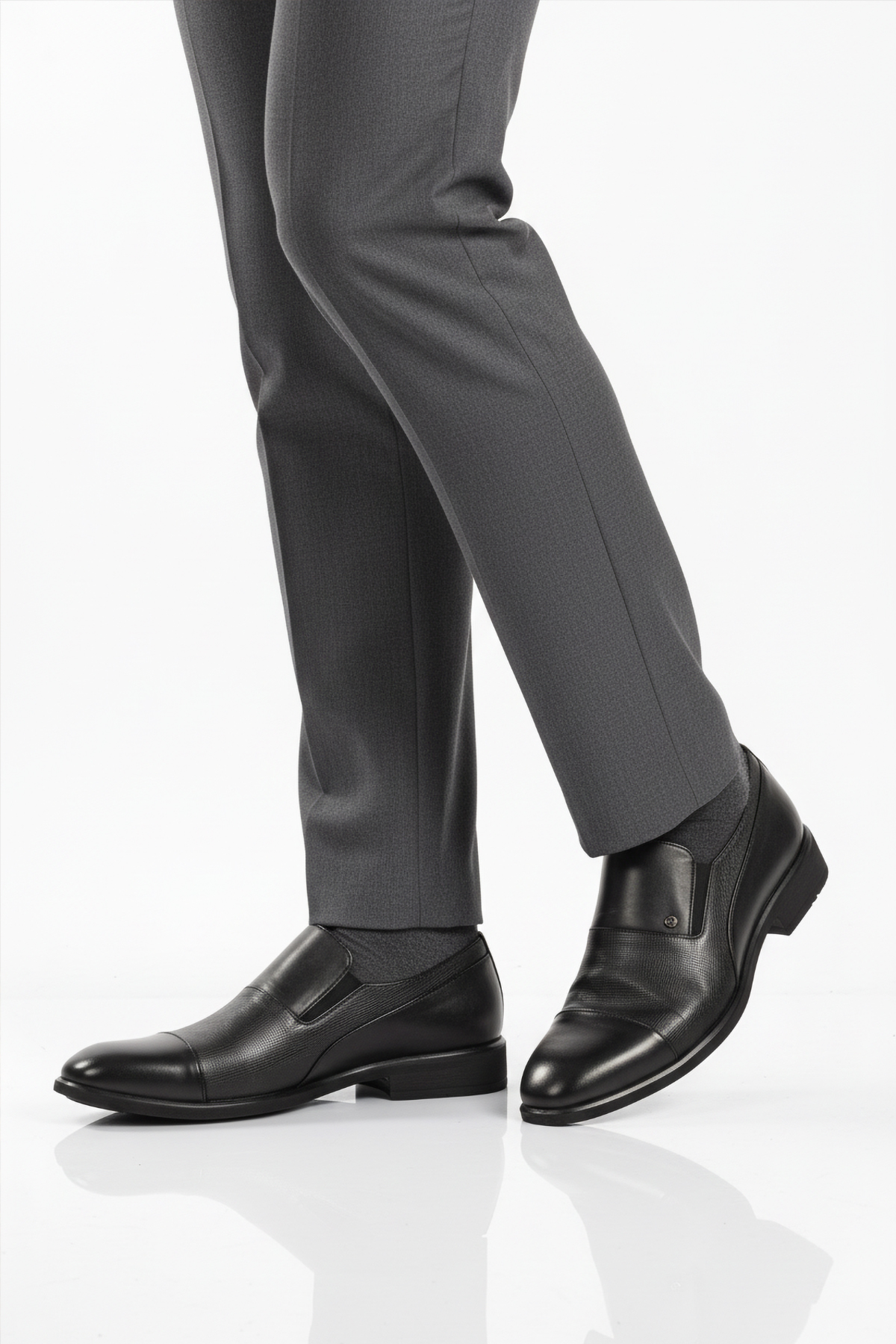 Ayakmod Ayakmod 00811-26K Hakiki Deri Siyah Erkek Klasik Ayakkabı | Flo Siyah - 2. görsel