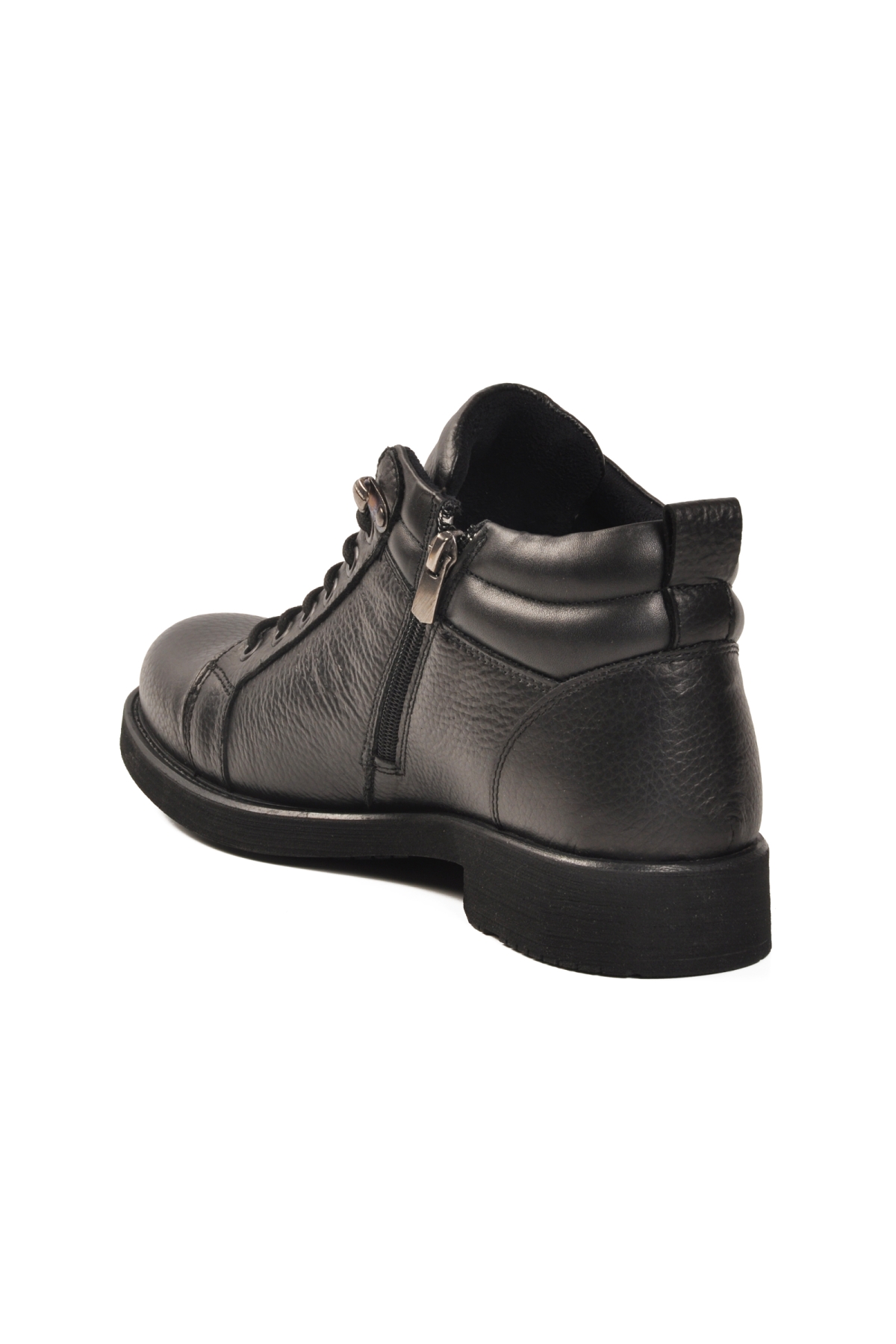 Ayakmod Ayakmod 02832 Hakiki Deri Siyah Erkek Bot | Flo Siyah - 5. görsel